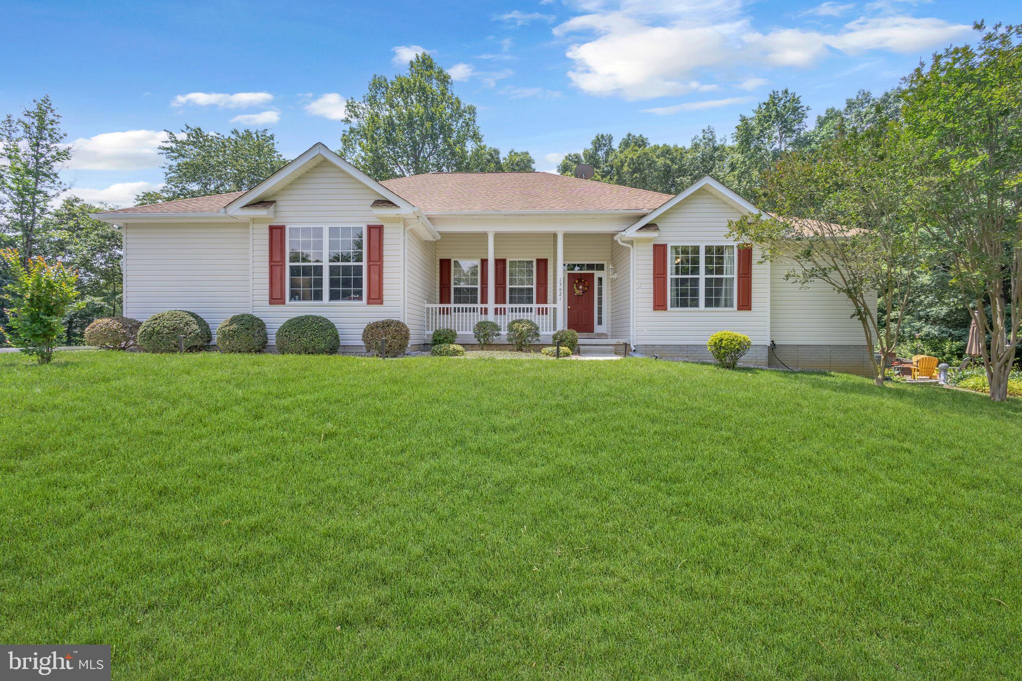 REDUCED!!! Bundled service pricing available for buyers. Connect with the listing agent for details.
Main Level Living at it's finest, this Rare Opportunity to own a stunning ranch-style home centrally located in Charles County. Recent updates to the home include Roof, Solar Panels, and 16 Seer HVAC with UV system, The Kitchen refresh features a new Stove, Refrigerator, Dishwasher, & Maytag Washer. The home boasts newer Hardwood Flooring, a Screened-in Porch, and Outdoor Patio with Granite. The huge 3-car garage has tons of storage for an RV or Boat. NO HOA, so your property is yours to enjoy freely! Located at the end of a serene cul-de-sac, this home is less than one mile from Gilbert Run Park. Easy commuting to points north and all the NEW Charlotte Hall Retail! Schedule your TOUR TODAY!