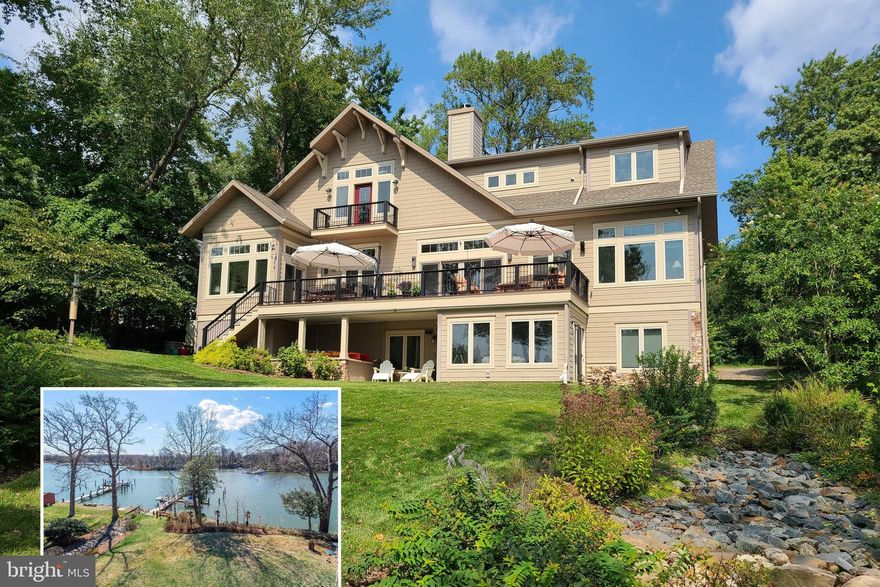 WATERFRONT in Annapolis Roads! Truly one-of-a-kind. Spire Architects and TailorCraft Custom Home Builders created an award-winning, custom-design and custom-built home. It was designed with a flair for craftsman, a coastal vibe to highlight its waterfrontage and spectacular water views, and high-end finishes inside and out. This 5 Bedroom, 3.5 Bath home, with an Elevator that services all 5 levels, boasts well over 6,000 sq. ft. of living, dining and entertaining spaces. It is simply magnificent! Due to the vast features of this particular property, the Sellers have compiled a detailed list of which is available upon request. I asked the Sellers to share some of their favorite things and in unison, they said, ‘everything.’ The community (amenities, walk-ability, the short walk to the overlook, beach and trails); the location within the community (Jenniper Lane is a cul de sac affording its residents privacy and convenience); the orientation of the house with sights and sounds they referred to as a ‘nature show’ (without commercial breaks); entertaining friends and family (at one event they recounted hosting more than 70 guests); outdoor dining on the deck and at the dock; cozy nights aside the see-through, 2-sided, Accucraft wood-burning fireplace; the choices they made in the finishes and with regard to the systems (planning and forward-thinking were taken into thoughtful consideration). Mr. Seller is partial to the over-sized Garage and Workshop (2 bays housing 3 cars and storage spaces, too). Mrs. Seller enjoys her morning coffee in the Breakfast Nook and taking in the natural, waterfront setting. On behalf of the Sellers, we welcome you to tour 1109 Jenniper Lane and look forward to hearing about your favorite things.