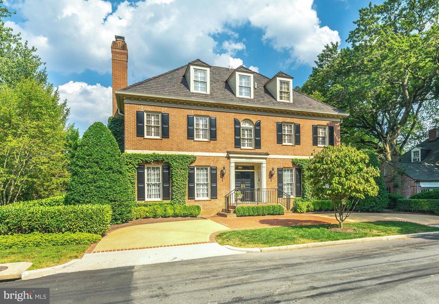 This is the most magnificent home on a corner lot available today in a sought after Upper NW neighborhood.  This spectacular home features approximately 8000 sq. ft.with grand proportioned rooms and exquisite details.  The unbelievably large  Master Bedroom Suite has an office, two full baths and and a large room sized dressing room for her.  There are great family bedrooms with ensuite bathrooms.  Yard large enough for a Georgetown Style swimming pool and easy entertaining.  A  3 car garage, 3 season screened in porch, table space kitchen, large family room and more make this the best value in town.  Priced to sell! A MUST SEE!