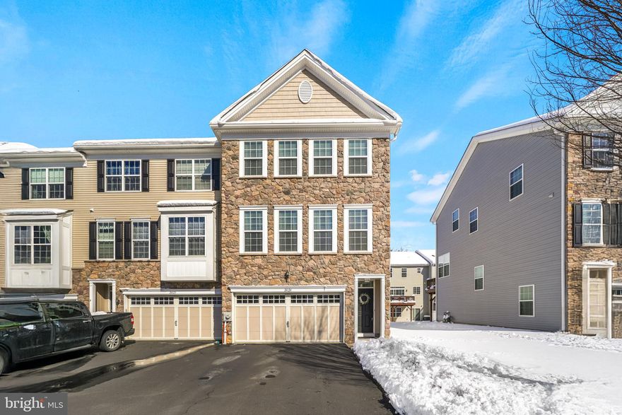 Welcome to this beautifully maintained stone-front townhome in the highly sought-after
Big Oak Crossing community! This spacious three-story end unit residence offers
approximately 2,200+ sq ft of thoughtfully designed living space featuring 3 bedrooms
and 2.5 baths. The main level showcases an open-concept layout with abundant natural
light, gas fireplace, hardwood flooring, and a seamless flow between the living room,
dining area, and gourmet kitchen — perfect for everyday living and entertaining. The
kitchen is appointed with granite countertops, a large center island, double oven, 42”
cabinetry, stainless steel appliances, and range top gas cooking. Sliding glass doors
lead to a deck ideal for outdoor dining and relaxation. Upstairs, the primary suite
features a tray ceiling, walk-in closet, and a luxurious en-suite bath with double vanity
and glass shower. Two additional generously sized bedrooms, a full hall bath, and
convenient upper-level laundry completes this floor.
The lower level offers a versatile family/recreation room with access to the attached 2-
car garage. Enjoy low-maintenance living with HOA coverage for exterior maintenance,
lawn care, and snow removal. Ideally located near major commuter routes including
Route 1, I-295 and I-95, as well as shopping, dining, and train stations — offering easy
access to Philadelphia, Princeton, and NYC. Located within the award-
winning Neshaminy School District.