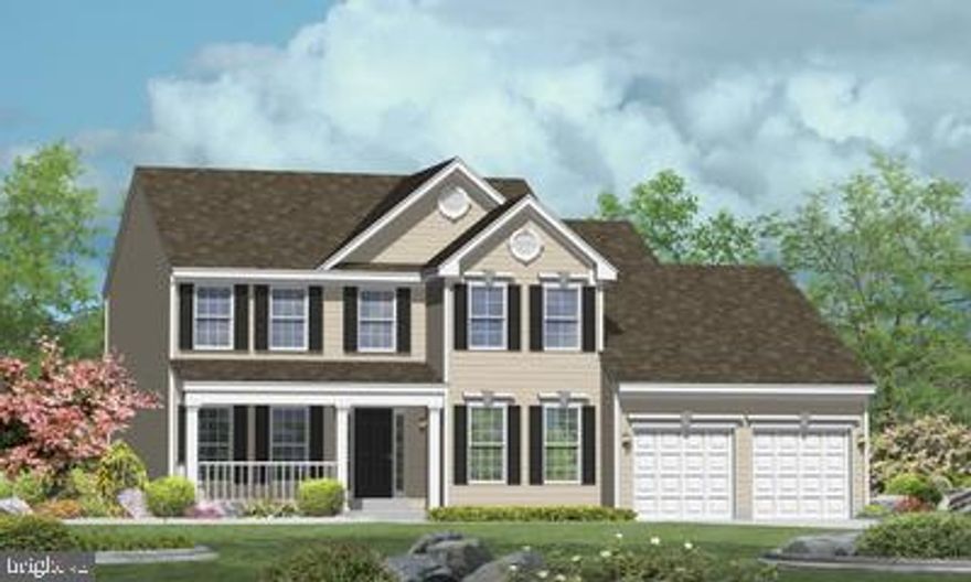 STYLISH NEW CONSTRUCTION COLONIAL IN POPULAR YORKSHIRE NEIGHBORHOOD - featuring over 3000 sq feet of living space w/ 2 car garage built by custom home builder Van Allen Homes this generous floor plan checks all the boxes.  Nestled on over a 1/4 flat lot this porch front colonial provides open floor plan, large family friendly 4 bedroom 2 full bath upper level with large owner suite offering walk in closets, separate tub/shower, double bowl vanity and finished basement with full bath rough-in and additional upgrade options.  Under construction May delivery, the home is framed and available for walking tours with the builder - buyers can make all selections!  See virtual tour of builders work and sample finishes, floor plans available online.