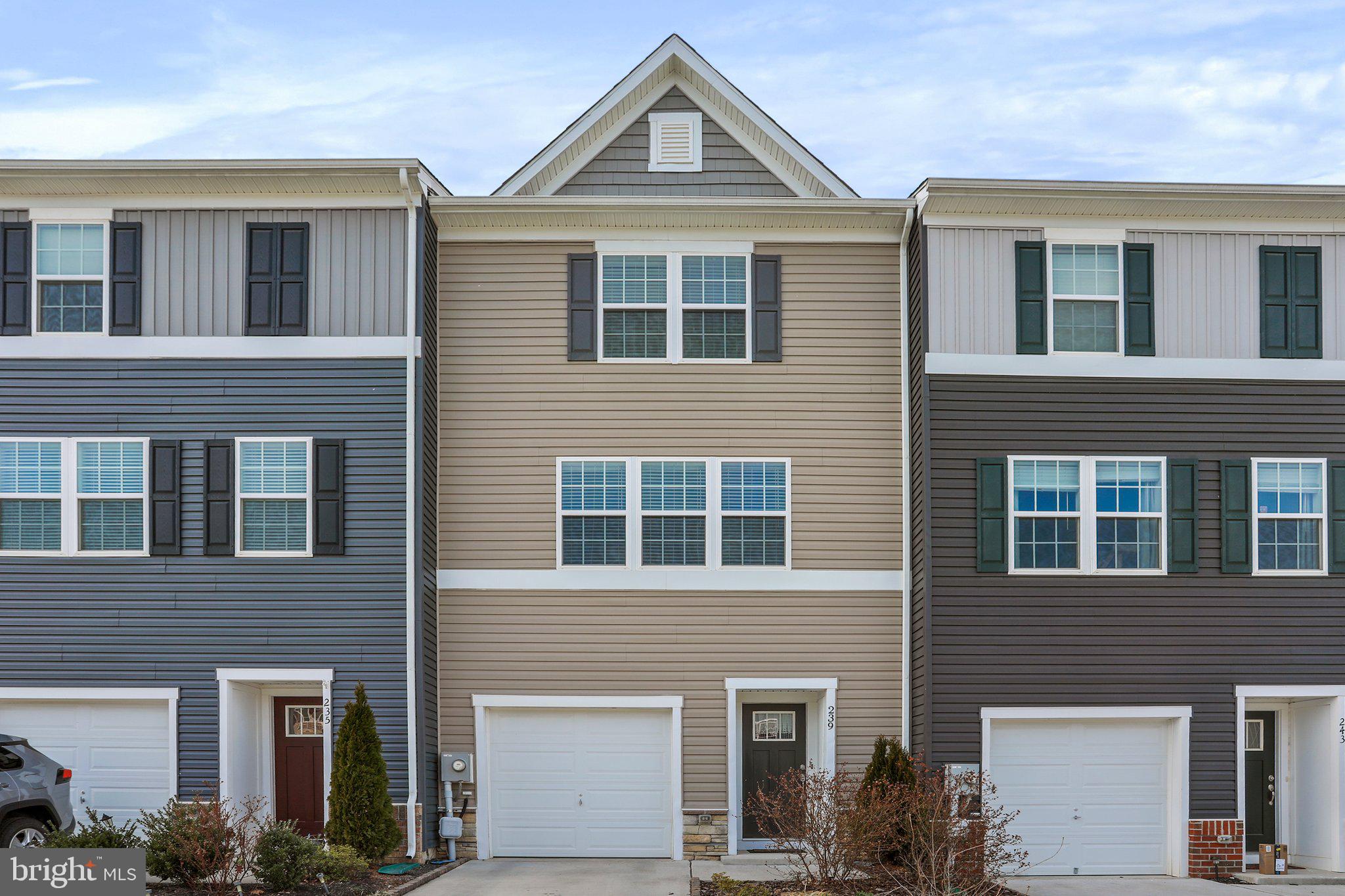 Located in the hotspot of Berkeley County, Shopping, restaurants, medical facility and schools are all within walking distance. Spring Mills educational campus is literally steps from your front door. Commuters can jump on I- 81 for an easy drive to Maryland or Virginia. An exceptionally built town home with three finished levels. The entry level is completed with a office or possible fourth bedroom with walkout to the back yard. Backyard is completly finished with wood and Nice covered situp area.
Upstairs you'll find the and upgraded kitchen including granite countertops, kitchen island, maple cabinets and stainless steel appliances. The bedroom level a primary en-suite and two additional bedrooms plus bath. An attached one car garage and additional parking in the driveway completes this home sweet home! Professional pics to come!