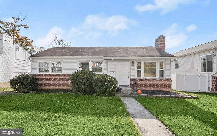 Check out the new and improved List price! The Seller is also offering a 3% seller help towards your closing Cost.  This Charming ranch-style residence at 226 Glenrae is situated within the welcoming community of Oak Springs just waiting for your creative touches! A cozy living room adorned with hardwood flooring and a traditional fireplace serves as a perfect spot for relaxation and gatherings; Adjacent to the living room, you'll find a casual dining area that offers access to a delightful deck and a fenced backyard, ideal for enjoying the outdoors in privacy; The main level also offers three bedrooms, all featuring hardwood floors and a full bath; Descending to the lower level, you'll discover a spacious recreation room with an additional fireplace, offering a comfortable area for indoor leisure and entertainment; Laundry room and ample storage conclude this wonderful home; Community Amenities: Enjoy being in close proximity to locally owned shops and restaurants, Farmers' Markets, 4th of July festivities, free music venues, green space, the annual Arts & Crafts Festival, UMBC, as well as a vast variety of dining, shopping, and entertainment options in nearby Historic Catonsville, Paradise Shopping Row, Old Ellicott City, Downtown Baltimore, and more. Outdoor recreation awaits you at Patapsco State Park trails, Rolling Road Golf Club, The Catonsville YMCA and Trolley Trail. Convenient commuter routes include I-95, I-695, I-70, I-195, MARC Train, and BWI Airport!  Being Sold “AS IS”. Some interior photos have been virtually staged.