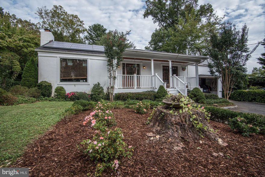 OFFERS DUE SAT 11/3 AT NOON. UNREAL VALUE IN WHITMAN CLUSTER - Move in, renovate or start over and tear down - plans available. Glorious .29 acre lot, new master bath,  LL apt - 1BDRM/BA on each floor. Solar panels, 2 year old roof, 2011 furnace, real stucco, hardwoods, 3 fireplace, large open carport, circular driveway, "tiny house" shed, home warranty. Walk to shopping, restaurants, canal, commuter's dream!! **AS IS**