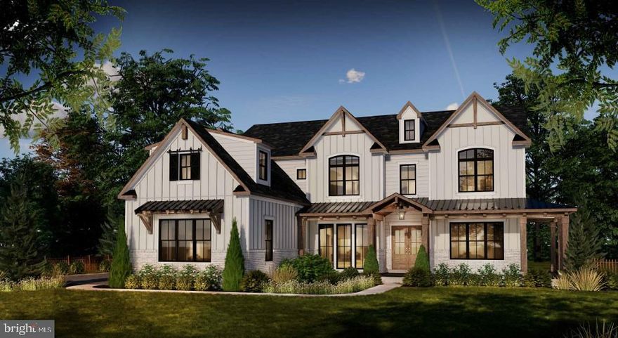 Welcome to The Delancey Model, at The Gwynedd Reserve, the newest luxury development in Lower Gwynedd Township! This site will be home to an enclave of 5 custom-built single-family homes, all perched on 1+ acre lots in a cul-de-sac like setting in Wissahickon School District, a top 25 school district in Pennsylvania. The Delancey Model feature a blend of Modern Colonial and Farmhouse design, with spacious floor plans and lavish finishes. It includes bespoke hand-crafted details that cater to sophisticated buyers. The curated exterior of the homes is visually striking, with an array of facades to choose from. Inside, you'll find a grand foyer with Long Leaf Acacia hardwood floors and a stunning central staircase. The living room boasts ample natural lighting, intricate trim work, and a beautiful gas fireplace with floor-to-ceiling marble. The formal dining room features an accent wall for contrast. The gourmet kitchen is a highlight, with an oversized island, custom cabinets, quartz countertops, and high-end stainless-steel appliances. Other main level features include a mudroom, private study, and access to the 3-car garage. The great room impresses with its two storied ceiling and window array as well as crown molding to finish off the room. The main level also includes a visitor suite with a walk-in closet and private bathroom. Upstairs, you'll find a loft area, two bedrooms with a jack and jill bathroom, a laundry room, and another bedroom with an en-suite bath. The primary bedroom is a standout, with a cathedral ceiling, shiplap wall, and oversized balcony. The primary bathroom offers a spa-like experience with marble mosaic tile, a double vanity, freestanding tub, walk-in shower, and custom glass. The lower level is designed for entertainment, featuring a media room, game room, fitness area, and a full bar. Additional features of the home include high-efficiency heating and cooling, Andersen windows, exterior landscape package, LED recessed lighting, and more. Marc Salamone Homes and Design Pro Development have teamed up to ensure luxury meets convenience in this fantastic development in prestigious Lower Gwynedd. Make your appointment today to build your dream home in A+ rated Wissahickon school district! *Interior Photos are of a finished Delancey Model Home*