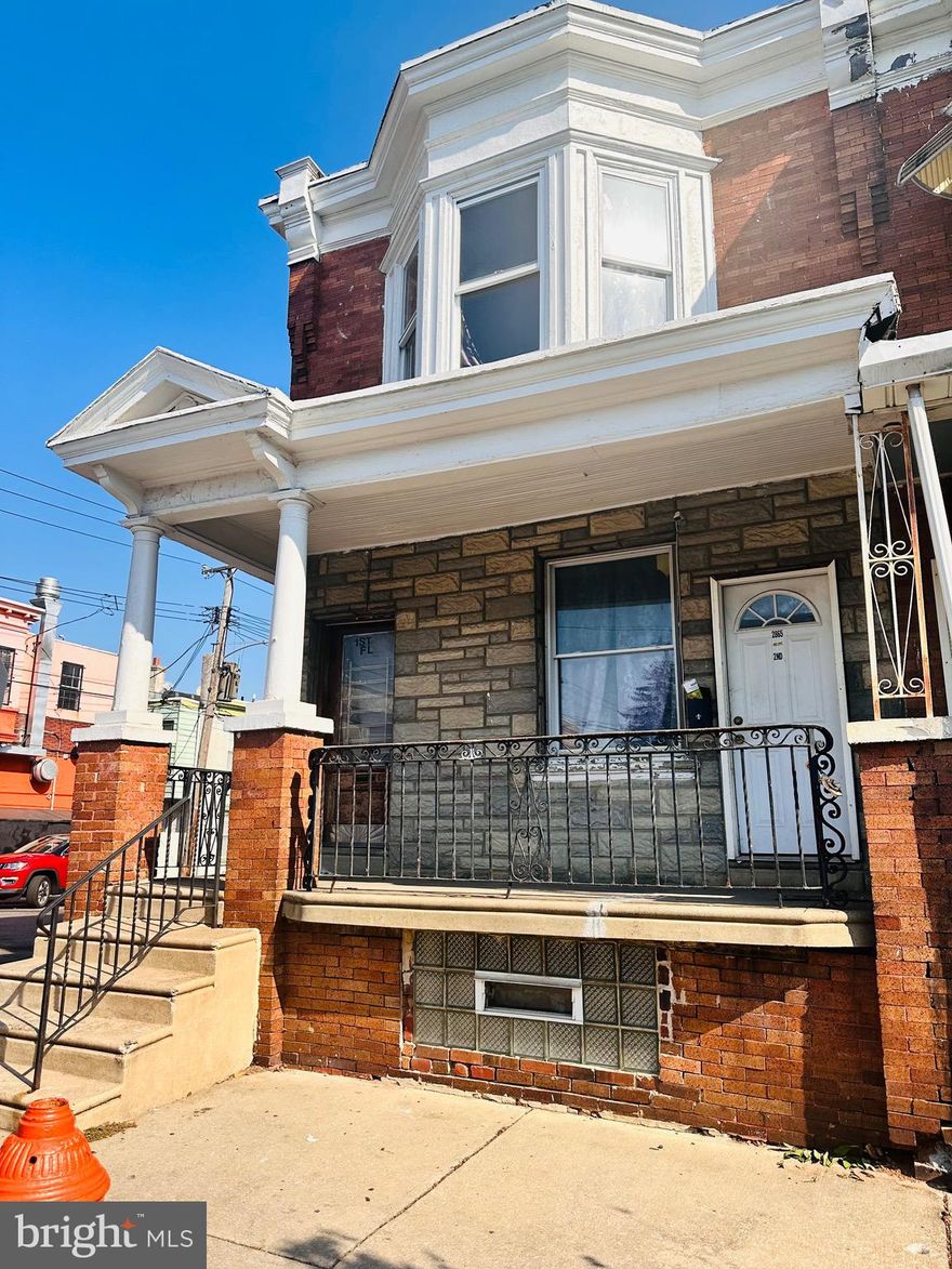 A great income producing duplex opportunity is awaiting you in the Allegheny west section of Philadelphia! Potentially grossing 32,400 annually. Both units feature plenty of space with 2 nice size bedrooms. Attached  Garage located on the side rear of the  property. All units are separately metered, providing your tenants with convenience and allowing for easy management of utility costs. Property owner is a PA Licensed Real Estate Agent. Needs moderate renovations. Sold as is. Bring all offers!!
