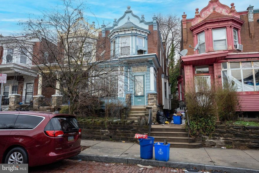 Make this one your own! Just under 1800 sq feet in W Germantown ready for your vision. This 4 bed, 1 bath twin has been in the same family for almost as long as its been standing. The enclosed front porch welcomes you in, and the original details begin there. The wood double doors and foyer have incredible character with leaded glass and original hardware. The living room is spacious and the character continues through the first and second floors with stained glass windows and hardwood floors. 
Based on the condition of the property, buyers should understand that cash, private financing, or renovation loans will likely be the only financing options. 

Seller may choose not to clean out the property.