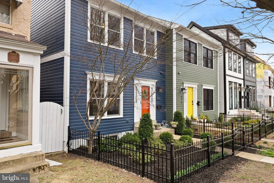 OFFER DEADLINE NOON SUNDAY MARCH 13. You'll think you're  walking onto the set of an episode of HGTV  as  you walk-through the black metal  fence and through the front door of this Old Town gem.  This one exudes charm, style, and in total turn key condition on a quiet street.  1996 construction , 22' wide, and mechanically updated since new and all within the last few years:  Roof 2021, fiberglass windows 2018,  rear french door with integral blind 2018, HVAC 2017, HWH 2016, kitchen appliances 2013, new carpet,  new blown in attic insulation...energy efficient and toxin free, new gutters, downspouts, and paint inside and out .  Patio and 2 parking spaces in rear fenced yard...your cars and dog will thank you! Just move in and throw the party!!