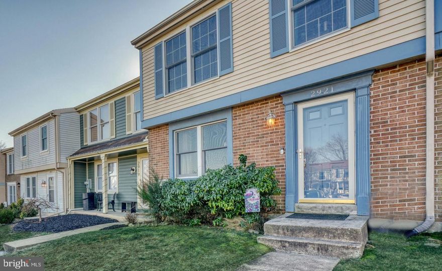 Welcome to 2921 Ruskin Court, a lovely light filled 3 bedroom, 2 full bath and 2 half bath home located in a wonderful quiet court close to new retail and easy access to 95. Walk into the spacious living room with a convenient half bathroom and coat closet. The open dining room is just beyond with terrific sliders to a rear deck overlooking lush, green space. The kitchen is bright and white with plenty of cabinet space. Take the contemporary staircase to the second floor where you'll find 2 sizable bedrooms and a 3rd bedroom--the primary suite--with generous closet space and an en suite bathroom. Finally, head down to the lower level where you'll find a rear family room with sliders to the private rear yard. Beyond the family room is the perfect home office, a half bathroom and tons of rear storage with work bench space and a large washer and dryer. Don't miss to see this perfect home!