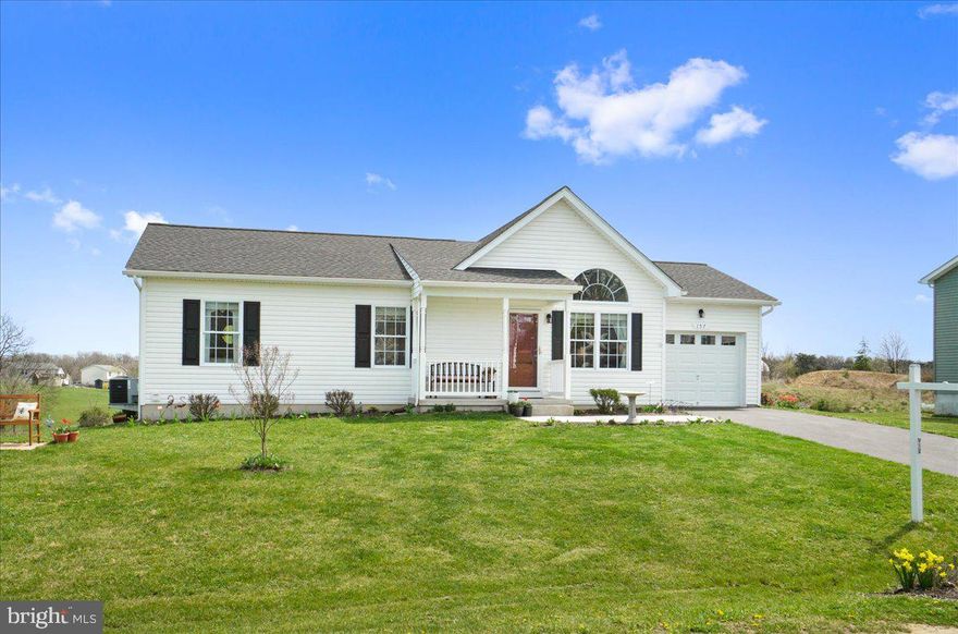 Welcome to your dream home in the desirable Forest Heights subdivision! This move-in-ready ranch style home was built in 2017 and offers a perfect blend of modern convenience and natural beauty.

As you step inside, you'll be greeted by a spacious and inviting living space with plenty of natural light and vaulted ceilings. The home features 3 bedrooms and 2 full bathrooms, providing ample space for comfortable living. The master suite offers a peaceful retreat with an attached bathroom for added privacy.

The well-equipped kitchen is a delight, featuring modern appliances, stylish cabinetry, and a convenient layout for entertaining. The adjacent dining area is perfect for enjoying meals with family and friends.

This home also boasts a one-car garage with a mobility ramp, ensuring convenience and security for your vehicle and storage needs. The unfinished basement with a rough-in for another bathroom offers endless possibilities for customization and expansion to suit your lifestyle.

Step outside to discover the large, flat backyard, ideal for gardening, outdoor activities, or simply relaxing in the serenity of nature. The walk-out basement provides easy access to the backyard, making it perfect for entertaining or enjoying the fresh air.

Don't miss this opportunity to make this beautiful home in the Forest Heights subdivision your own.  Conveniently located near major commuter routes, shopping and restaurants.  Schedule a showing today and start envisioning the wonderful memories you'll create in this charming property!