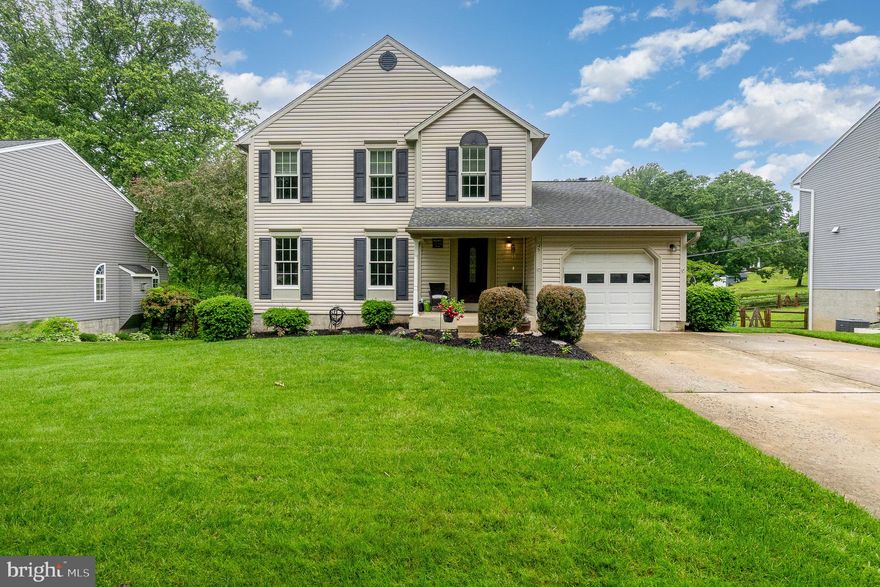 Rarely available and highly sought after  Valewood Estates!  This beautiful colonial has been exceptionally maintained with all the big updates you can hope for!  3/4 BR 3.5 BA  on a perfectly manicured lot!   Lovely open kitchen with 42” cherry cabinets, stainless appliances and granite counters! The family room has a  wood burning fireplace, and hardwood floors thru the living room, family room and dining room!  The upper level has three generous bedrooms and  updated bathrooms, All components have been recently updated including hvac, roof, windows, hybrid water heater, brand new pellet stove and deck with walk down to lush yard and awesome deck/patio as well as additional storage!   A fully finished lower level with a 4th bedroom/office,  full bath and awesome recreation room with an impressive bar, brand new pellet stove, replacement French door walk out to the patio/deck!  This home is also equipped with natural gas, a spacious one car garage, low HOA fee and all for you to enjoy as your new home!