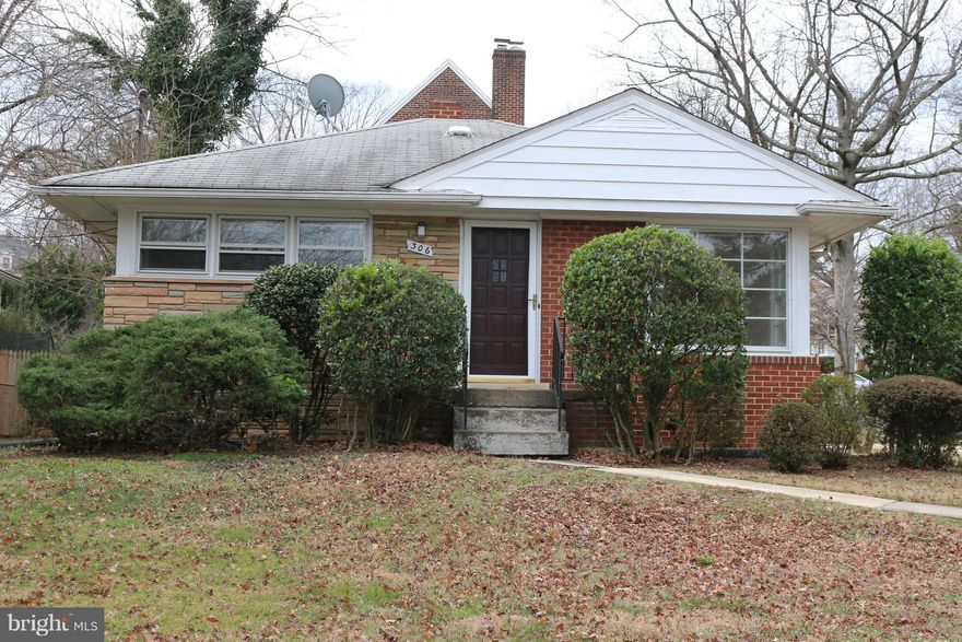 Wonderful Rosemont area  Rambler on corner lot with off street parking. Basement Rec-room and plenty of storage. Hardwood floors.  Four blocks from King St. Metro and VRE. 
This home and lot has plenty of potential to build out, build new, use as your own, or as an investment property.