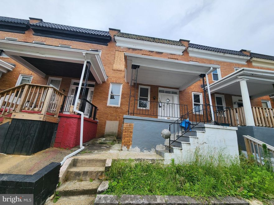 ONLINE AUCTION: Bidding begins 06/23/2025 @ 10:00 AM. Bidding ends 06/25/2025 @ 11:40 AM. List Price is Suggested Opening Bid. 2 Story Porch-Front Townhouse located in the Central Park Heights area of Baltimore City. Residents can enjoy the nearby attractions such as Pimlico Race Course, which will be undergoing development (see link below), Sinai Hospital, Clyburn Arboretum, Cold Spring Park, & Reisterstown Road Shopping Plaza. Property is Vacant. Easy Access to Major Traffic Artery Park Heights Ave. Deposit: $5,000.