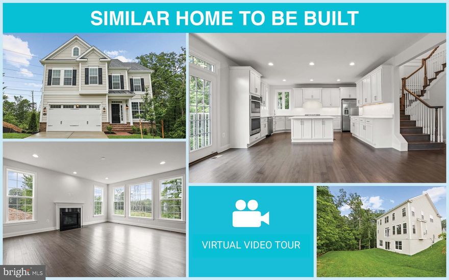NEW CONSTRUCTION on  a quiet Cul-De-Sac. READY TO BE BUILT.  NEW HOME WILL BE APPROX 3000 SF with BUMP-OUT.  House will be similar to 14492 Aurora Dr. See video. Fantastic location less than 3 mi to Potomac Mills, 2 mi Mom's Organic Market and 2 mi to Stonebridge at Potomac Town Center. Large 0.73 ACRE LOT on a quiet CUL-DE-SAC.  Expected build time - 10-12 months.  Established neighborhood with NO HOA. 4 Bedrooms with 3.5 Baths (per plan). 9’ Ceilings on First Floor and 2nd floor. 9’ Basement Walls.  Recessed Lighting in Kitchen and Halls. Hardwood Flooring in Foyer, Gallery, Powder Room, Kitchen and Breakfast Room. Ceramic Tile Flooring in Laundry Room. Kitchen details: 42” Kitchen Wall Cabinets. GE Stainless Steel Appliances. Walk-In Pantry. Oak Main Stairs and Oak Railing with Painted Balusters. Walk-In Closets in Owner’s Bedroom.  Three-Piece Crown Molding in Foyer and Dining Room.  Gas Fireplace in Family Room with Marble Surround, Hearth and Colonial Mantle. Structured Wiring Package with Four Advanced Media Outlets.  Wood Composite Shelving in Pantries and Closets. Exterior details: Two Car Front Entry Garage. Brick Stoop, Steps and Leadwalk. Front and Rear Waterproof Exterior Electrical Outlets. Six-Panel Insulated Fiberglass Front Door. 30-Year Fiberglass Architectural Shingles. Black, Textured Coash Lamps (per plan). Finished Garage with Drywall, Paint, and Window Trim. Large backyard backing to trees. Close to the plethora of nearby parks and activities, including Neabsco Boardwalk, Cloverdale Park, Marumsco Acre Lake Park, and Belmont Bay Harbor Marina. Conveniently located near major commuter routes including I-95, Rt. 1, and Dale Blvd. Easy access to DC, Pentagon, shopping, dining, and entertainment options such as Potomac Mills, Mom's Organic Market, Stonebridge at Potomac Town Center, Alamo Drafthouse, and Smoketown Plaza.