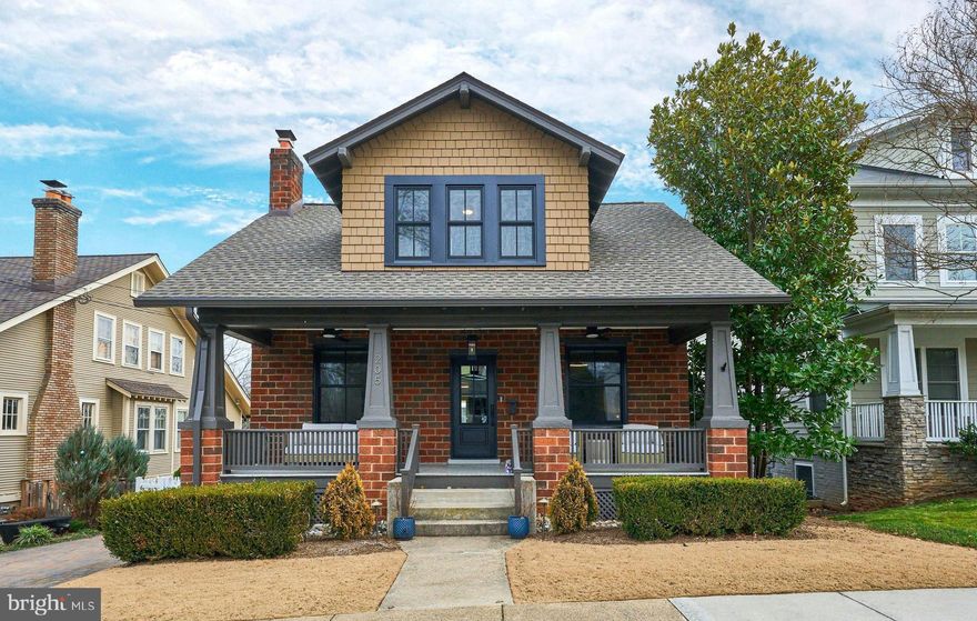 ** Super Bowl Open House Doubleheader, Saturday and Sunday, February 7th & 8th, 2 PM - 4 PM (Saturday), 1 PM - 3 PM (Sunday)** Welcome to a stunning craftsman in the heart of Lyon Park. If you are looking for an inviting front porch, a gourmet kitchen perfect for chefs and entertainers alike and a stellar location, look no further than this meticulously updated stunning craftsman. Outfitted with all new Marvin windows and doors, this four bedroom, four bath custom craftsman has serious curb appeal. The interior of this home was fully renovated by Mickey Simpson LLC in 2015, at which time all systems (including electrical wiring) were fully replaced. The entire home was freshly painted in 2024. The main floor features a custom kitchen at the rear of the home with a 36” dual fuel Wolf stove, 36” Subzero refrigerator, under-counter water filter, quartz countertops and a large island perfect for entertaining friends and family. The generously sized family room connects to the kitchen and leads to the back deck through a new glass sliding door.  At the front of the home, you’ll find a dining room with a recently reconstructed wood burning fireplace and tasteful living room. An updated powder room and comfortable mudroom round out the main level.  Upstairs you will find original heart of pine flooring, the laundry area with brand-new Samsung washer and dryer, four spacious bedrooms and two full bathrooms. The primary bedroom offers a light-filled ensuite with a double vanity, dual showerheads and large walk-in closet. The three additional bedrooms offer ELFA closet systems and share a full bathroom with tub. The entire lawn was re-sodded with Bermuda grass (2025) and a 4-zone integrated sprinkler system was installed ensuring a lush, green landscape with minimal effort and efficient water usage.  The property boasts a generous driveway and detached 1-car garage (2019) that together accommodates 3-off street parking spots as well as 2 EV chargers (1 in garage and 1 on the chimney).   This gem is ideally located within walking and biking distance, or a quick car ride, from the excitement of Clarendon, the Metro and Trader Joe’s and sits just a few blocks from the Lyon Park Community Center, Long Branch Elementary, Rockwell Park and Texas Jacks BBQ. The home seamlessly blends yesterday’s charm with today’s modern conveniences. What’s not to love?