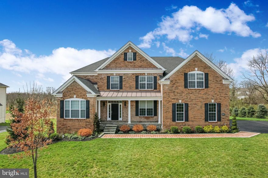 Welcome to this beautiful Single At The Preserve At Worcester. 5 BDRS 4.5 Baths 1st floor have Bedroom and a full bath attached. Hardwood floor throughout. Almost 4000 sqft. Huge family room with tray ceiling with recessed lights and open beam. All Recessed lighting, Tankless Water Heater. Full  house  surge protector connected to the Electrical panel .Restoration hardware crystal chandler (foyer) Window treatments for main floor with battery powered for the higher windows and with remote. Upgraded recessed lights for brightness. Ceiling fans in all bedrooms. First floor office with  custom built shelving. Four camera wired security system. Nest thermostats. Dedicated electrical circuit for EV charger. Extra dedicated outlet for car pressure wash in garage. Bluestone walkway for porch. Two custom built closets. Built in shelving in mud room. Basement laundry and also have the roughing for full bathroom in basement. . Huge unfinished  basement (walkout) with sliding door.  Good size deck (maintenance free).  Most of the upgrades including  custom painting was done after purchase (new construction) Great gourmet kitchen with quartz countertops. Too much to mention.