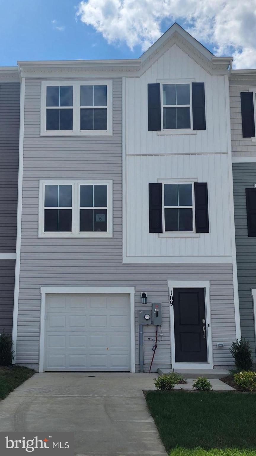 Brand new for rent 3 level Harriet model Townhome built by Lennar. Lower level features 1 car garage and recreation room and walk out to backyard. Main level has luxury vinyl plank flooring. Beautiful kitchen with island, large pantry, recessed lighting. Dining area and great room along with half bath. Upper level has primary bedroom with attached bathroom, walk in closet. 2 additional bedrooms and full bath. Laundry. washer/dryer and blinds will be installed soon. $1795 per month, $1795 security deposit, $55 per adult credit application fee. NO PETS. applications accepted on Longandfoster website.