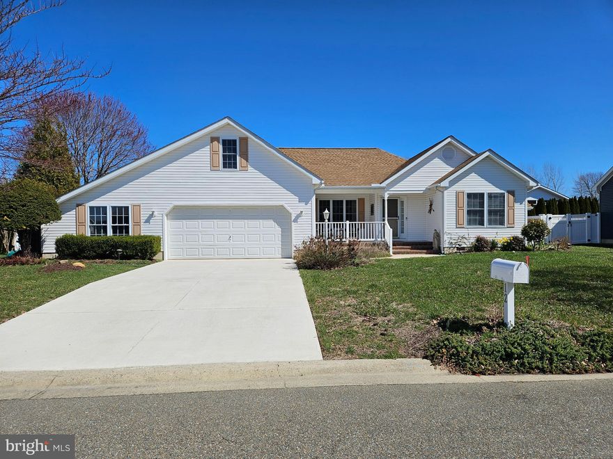 Welcome to the well established community of  Bay Breeze Estates! This is a great location  east of Route One and just a short walk into downtown Lewes.  Conveniently located close to the Breakwater Bike Trail, Cape Henlopen State Park,  Lewes Beach, and just a short drive to the resort town of  Rehoboth Beach.  This contemporary ranch home  has vaulted ceilings, hardwood floors throughout, split floor plan, and updated countertops. There is a new HVAC system, range, disposal, and the roof was replaced in 2016. There is ample closet space, extra storage in the attic, attached gardening shed, and a workshop/studio off the garage with split system HVAC.  This property is nicely landscaped with a fully fenced private back yard. Don't miss this opportunity to own an in-town Lewes home in a quiet community and situated on a private cul-de-sac.