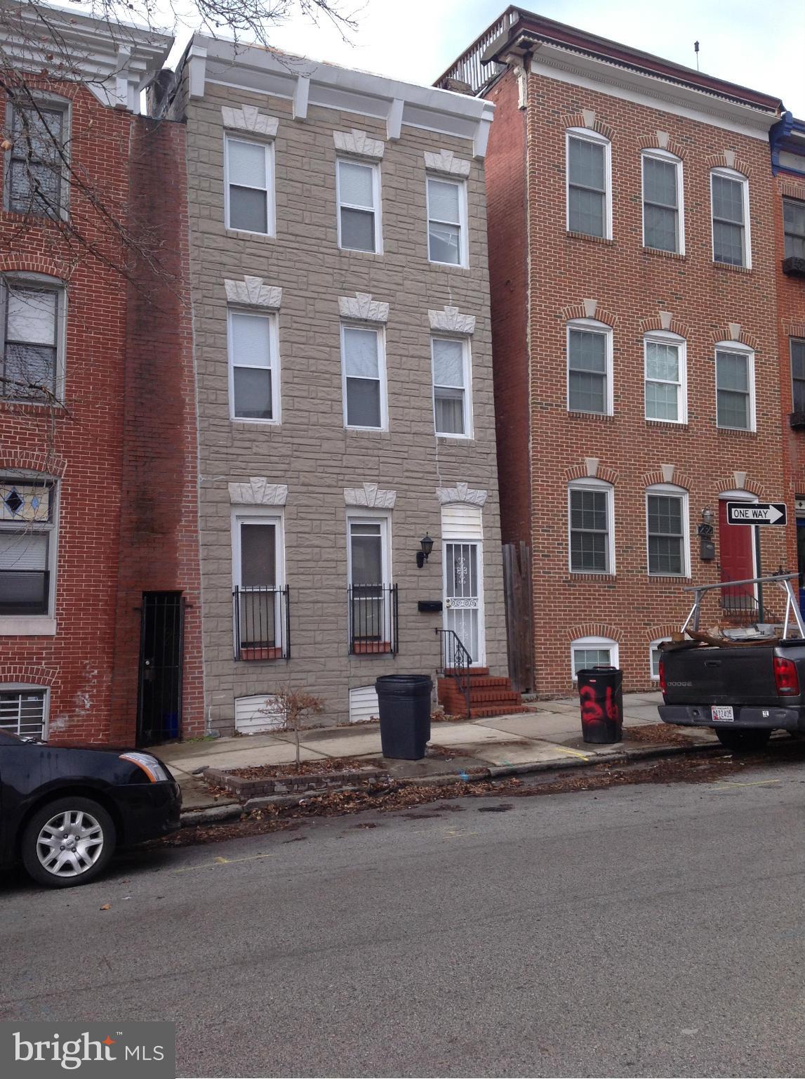 Great location. Ok as a rental. Lead free. Get your hands dirty and fix the slanted walls! Garage for off street parking.