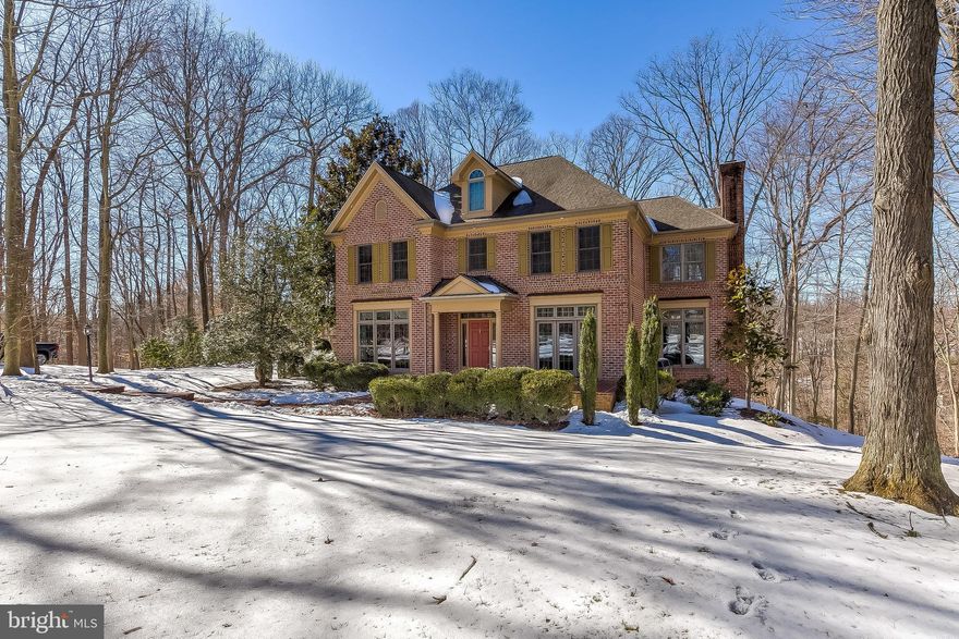 Welcome to the best lot in all of Glenangus.  A private all brick custom built home sitting on 1.72 acres on a private cul-de-sac.   A wooded lot with a sweeping long drive and front yard featuring beautiful 100 year old oak trees.  The rear grounds abut to wooded area which backs to Bynum run 200’ below property line.  Very functional layout, the first floor features generously sized living room with access to front porch, dining room, huge kitchen with 3 windows over the sink, large family room with fireplace, a study, a first floor bedroom complete with full bath, a large laundry room, coat closet & powder room.   4 big bedrooms upstairs with a jack & jill set up and a huge owners suite with 2 walk in closets and fully updated bathrooms both with frameless glass showers and soaking tubs.   The basement is fully finished with another bedroom / office  with full bath, fireplace, walk out to concrete pad under rear deck, and entertainment room with pool table.  Recent updates and features include a new driveway 6 years ago, exterior paint 5 years ago, a 40 year shingle roof, 2 car side entry garage with a 2 car+ parking pad, side garden with huge magnolia, brick mailbox with solar light, brick sidewalk with light leading to large brick patio, 20k+ in landscaping on both sides and front of home, home standby generator, fireplace which was resealed and reflashed 2 years ago,  high efficiency Train hvac 3 years ago,  hot water heater 5 years ago.   Tons of storage above attic and in sections of the basement.   Motion sensors and alarm system in place. This is a one of a kind, super well built home on a phenomenal property!