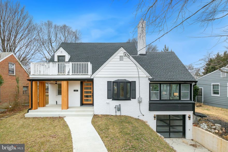 Welcome to 617 Greenbrier Drive, a breathtaking residence nestled in the desirable Woodside Forest neighborhood of Silver Spring. Completely re-imagined from top to bottom, this home features five spacious bedrooms and four-and-a-half luxurious baths across a fully renovated floor plan. Enjoy peace of mind with every major upgrade, including a brand-new roof, gutters, windows, HVAC condenser, full electrical system update, and new water heaters.
At the heart of the home, a stunning chef’s kitchen sets the stage for both daily living and effortless entertaining. A striking quartz island and matching countertops anchor the space, complemented by rose gold finishes and a full suite of brand-new LG Studio appliances. Flowing from the kitchen, the main level showcases refinished hardwood floors, a modern living room centered around a cozy gas fireplace, and a sun-drenched sun room framed by walls of windows. Additional conveniences include a main-floor bedroom with an en suite bath, a dedicated laundry with a new washer and dryer, a mudroom, and generous storage. Upstairs, the spacious primary suite serves as a private sanctuary with a walk-in closet, a fully renovated spa-like bath, and a private exterior deck—the perfect place for quiet mornings. The fully finished lower level offers outstanding versatility, ideal for guests, extended family, or potential rental income. This thoughtfully designed area includes a bedroom, full bath, dining area, and a stylish kitchenette with a full refrigerator and sleek LVP flooring. Outside, the transformation continues with new wood V-board siding, a freshly poured concrete driveway, new retaining walls, and an inviting patio. The expansive, fully fenced backyard offers ample space for outdoor entertaining and includes a storage shed for added convenience, while a one-car garage provides secure parking and additional storage. From the designer lighting and custom cabinetry to the carefully curated finishes throughout, every detail of this home reflects thoughtful craftsmanship and modern sophistication.
A highly desirable neighborhood with access to trails, parks, shopping centers, and more
Close proximity to multiple area parks including Woodside Park, Fairview Urban Park, and Sligo Creek Park offering hiking trails, playgrounds, picnic grounds, and a golf course.
Easy access to Downtown Silver Spring with unlimited shopping, entertainment, and dining including AFI Silver Theatre, The Fillmore, Dave & Buster’s, Safeway, and more. Minutes to Holy Cross Hospital, Blair Park Shopping Center, Silver Spring Recreation and Aquatic Center, and the Montgomery College Takoma Park campus, Convenient commuter routes including I-495, I-95, Route 29, the ICC, and walking distance to the Silver Spring Metro station.