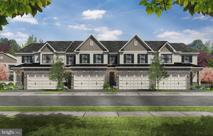 Merion floor plan with  3 full and 1 half bathroom totaling 3,127 sq. ft.