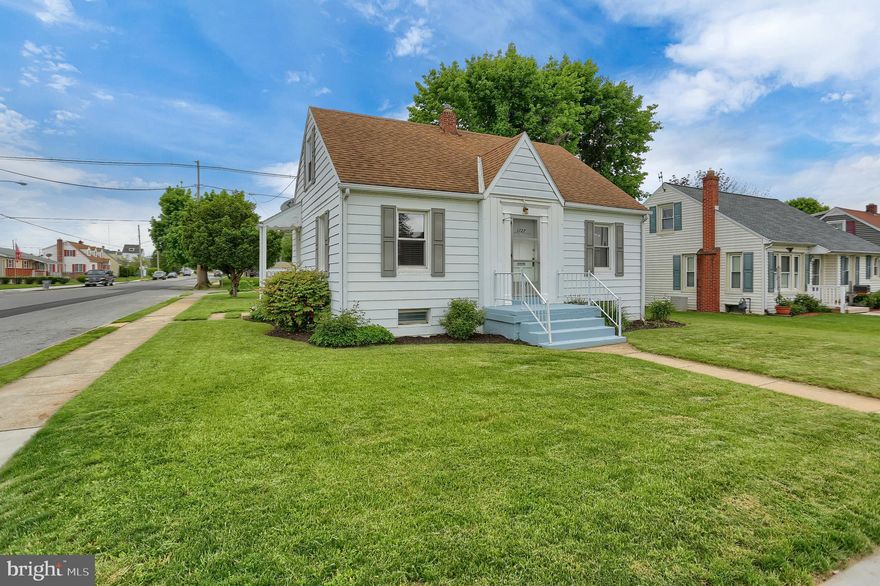 Cute cape cod home in West York School District.  This 3 bedroom, 1 bath home is situated on a corner lot with a detached 1 car garage and large concrete patio.  Fresh paint, furnace and A/C (2016),  and some newer flooring.   Has been a rental for the last 16 years and a new occupancy permit was issued 4/20/2021, which expires 4/20/2023.  Conveniently located and waiting for a new owner!