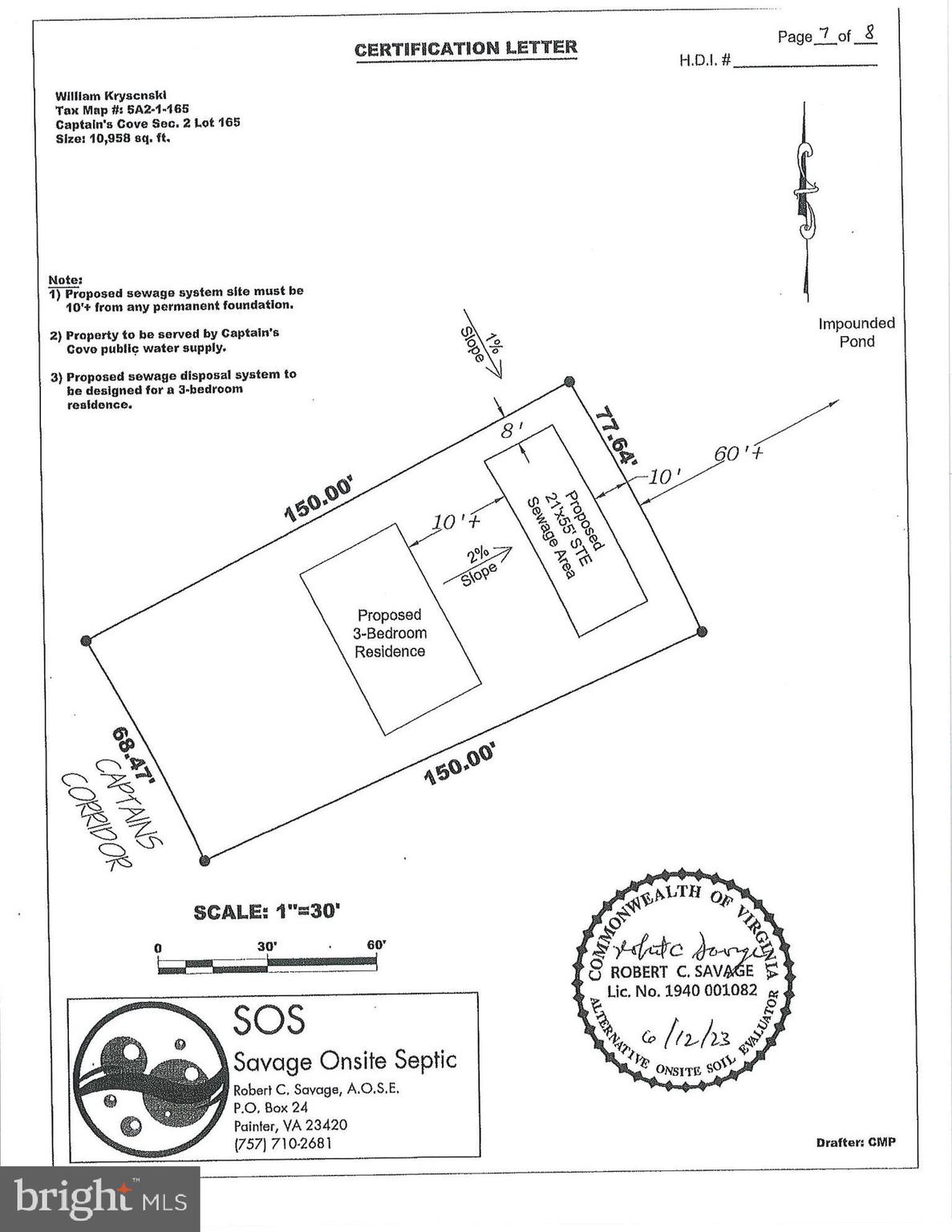 CAPTAIN'S COVE - Land