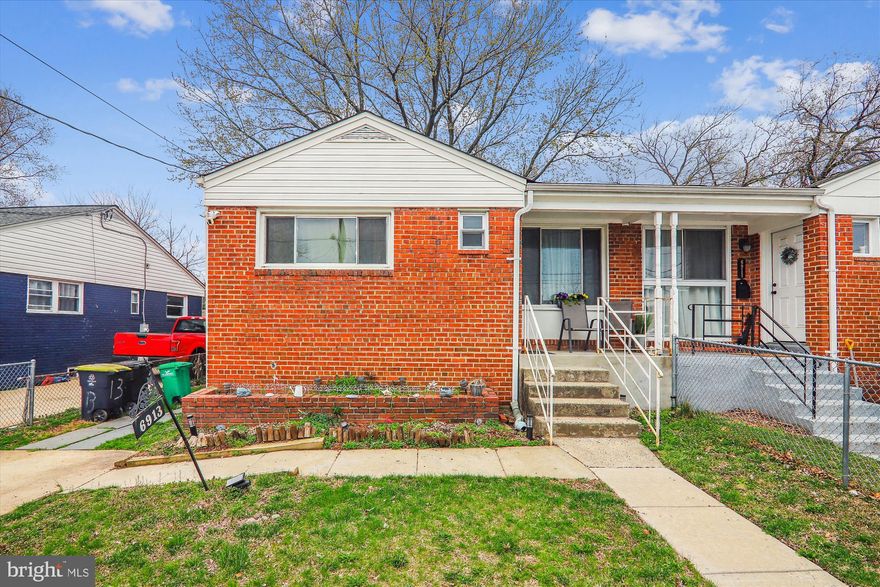 *Deadline for highest and best offers - MONDAY, April 21st at 12:00 p.m.*
Welcome to this beautiful well - maintained 2 bedroom 1.5 bathroom home with a finished spacious basement. The roof, HVAC, and water heater have all been replaced within the last 5 years. Walking distance to multiple shopping centers, restaurants, a local park, and is conveniently accessible to Washington DC, Virginia, Baltimore, Annapolis thru I-95 and MD-50. Minutes to New Carrolton Metro Station. This gem will not last long!