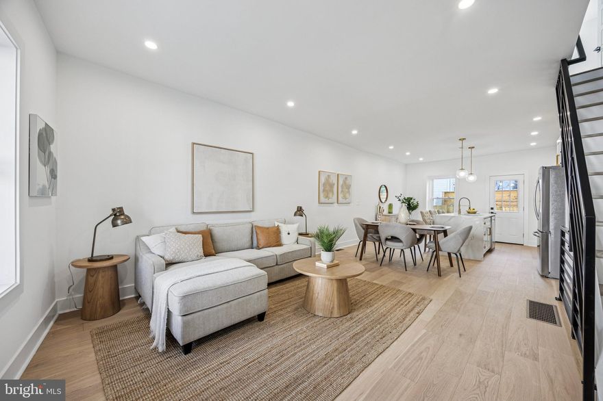 This well done renovated 3 bedroom, 2 bath home offers modern comforts and a convenient location. Inside you will find an inviting open floor plan, with easy flow from Livingroom to Kitchen.   The kitchen is equipped with Stainless Steel Appliances and Quartz counter tops.  Upstairs consists of 3 bedrooms with the master having a full bath.  The basement is semi-finished with washer and dryer.  Out the kitchen you'll enjoy fenced in yard. This home is close to all major highways and minutes from Main Street Manayunk with its Tow Path & Bridge Walk, also close by is Wissahickon Valley Park.