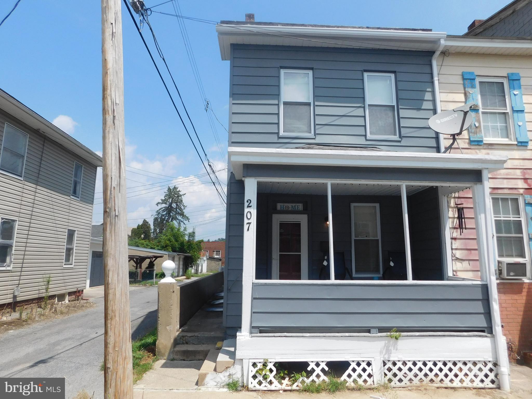Remodeled half double- already has a tenant; like new inside; 3 bedrooms, 1.5 baths; laundry is on the first floor