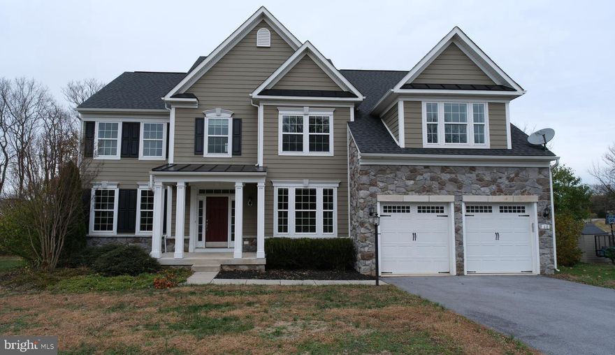 Come tour this fantastic move-in ready home located in Shepherdstown, WV. Boasting 4 bedrooms and 4.5 baths, this property sits on a corner lot with a partially fenced backyard and a new Trex deck. Numerous upgrades include a new upstairs A/C unit, fresh paint throughout all three floors, new basement carpeting, new washer and dryer, and professional landscaping.

The main level features hardwood floors and a dual staircase. A private office is located to the right upon entry, and to the left a spacious den opens into the dining room. The kitchen showcases dark-stained cabinetry, light granite countertops, and stainless steel appliances, including a double oven. The kitchen flows into an open dining area and two-story living room with a stone fireplace and vaulted ceiling. A rear door leads to the Trex deck—ideal for relaxing or entertaining.

Upstairs offers four bedrooms and a laundry room with extra cabinets. The primary suite includes French doors, a massive walk-in closet, and a private bath with dual vanities, soaking tub, and walk-in shower. Bedroom two has its own attached bath, while bedrooms three and four share a Jack and Jill bath.

The finished basement includes a large recreation room with backyard walkout, a full bath, and two unfinished rooms for storage or a home gym. Located in The Point subdivision just three miles from downtown Shepherdstown, this home is convenient to The Club at Cress Creek, Martinsburg, Charles Town, and Harpers Ferry—Best part it's only 80 miles from Washington, D.C. and Baltimore.