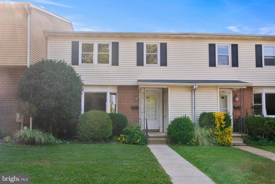 PRICE REDUCED!!! Make an offer, motivated seller! Don't miss this oversized  (2000+  square feet above grade)  4 bedroom, (with a possibility of a 5th in lower level), 2 full & 2 half bath townhouse in this highly desired community.  Beautiful wood burning fireplace in family room,  separate dining room large enough for a big gathering,  large deck overlooking a grassy area (no homes behind).  Beautiful bay window in formal living room, 1st floor powder room,  kitchen features laminate floors and a separate pantry.  Spacious 4 bedrooms upstairs with 2 full UPDATED baths. Large LL with slider to patio and back yard. Truly a single home feel with a townhouse price.   Property in good condition , seller interested in selling "As Is".