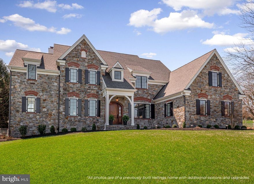 Welcome to 1345 Carolannes Way, West Chester, PA an opportunity to build a custom estate in Sussex, a private gated community crafted by Hellings Builders, a premier homebuilding company with more than 35 years of experience. Set among the rolling hills of the Brandywine Valley, Sussex offers a rare combination of space, privacy, and architectural distinction in one of the region’s most desirable settings.

Homes within Sussex are thoughtfully positioned on expansive homesites, creating a neighborhood where residents enjoy open land, sweeping views, and spectacular sunsets while maintaining a sense of community. The location offers the best of Brandywine Valley living, just minutes from downtown West Chester, Chadds Ford, and Longwood Gardens.

Each residence in Sussex is completely custom and thoughtfully designed in collaboration with renowned architect Mark Stanish, allowing buyers to create a home tailored to their lifestyle. Design possibilities include features such as covered porches, detached garages, multi-generational living suites, pool houses, and expansive outdoor living spaces.

Buyers may select from a limited number of estate homesites within the community ranging from approximately 2.1 acres to 3.7 acres, offering room for privacy, outdoor living, and long term flexibility. Estate properties with acreage, views, and space to grow within established West Chester locations are increasingly limited, making Sussex a rare opportunity to create a lasting legacy property.

Residents enjoy convenient access to Wilmington, King of Prussia, and the Main Line, along with proximity to scenic countryside roads, preserved open space, equestrian properties, dining, shopping, and cultural attractions throughout the Brandywine Valley.

Located within the West Chester Area School District and near many of the region’s well-regarded private and parochial schools, Sussex at West Chester offers an exceptional setting for those seeking privacy, craftsmanship, and the opportunity to design a truly one of a kind estate home.

Photos are of a previously built Hellings home with upgraded options and selections. Multiple opportunities available.