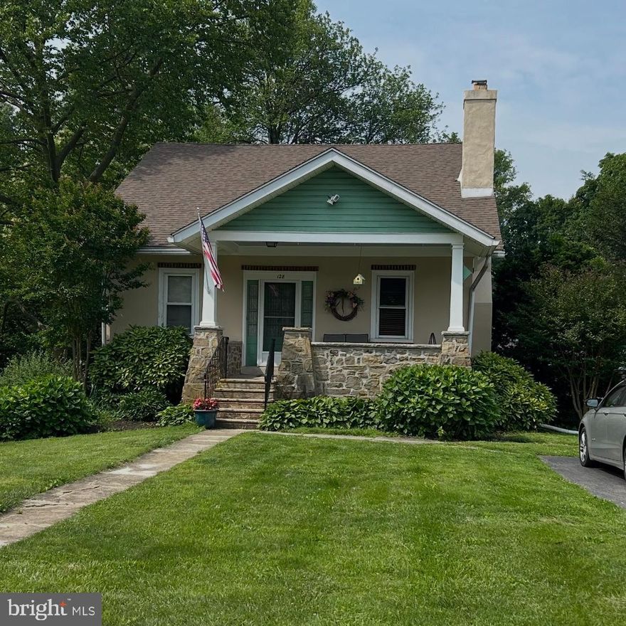 OPEN HOUSE SUNDAY 3/22 From 1:00-3:00pm     Methacton School District!  Welcome to this spacious and unique home offering 2600 sq ft. of living space on a rare .86-acre lot with detached over-sized 2 car garage. This spacious home will leave you speechless! Enjoy cool breezes on the covered front porch and beautiful hardwood floors throughout the first floor with wide wood molding around all doors.  The living room has a brick fireplace with built-in bookshelves leading into the spacious dining room perfect for large family gatherings.   This 4-bedroom, 2 full bath home features a flexible layout with 3 bedrooms conveniently located on the main floor and private primary suite on the second level creating a peaceful retreat with exposed wood beams, ceiling fan, large walk-in closet with built in drawers and a cedar closet.  The Primary bedroom offers an alcove with additional shelving/storage or office space separated by French doors.   A private full bath with claw foot tub and skylights completes this space.   The kitchen has plenty of counter space, tons of cabinets with upper glass panel doors to display your treasured pieces.    You will appreciate the openness of the kitchen into the family room with plenty of natural light from the windows, recessed lighting and sliding glass doors leading onto the deck and a separate mud room with plenty of closet and storage space.  Not only will you be impressed with the size of the basement, but there is also a detached garage with loft space perfect for hobbies, studio or possible extended living arrangements along with tons of outdoor space with mature trees and an established garden on this .86-acre lot.   With its expansive yard and adaptable floor plan, this property offers a unique opportunity to create the home that fits your lifestyle.  Snow blower, ride on mower, washer, dryer, AC units and refrigerator are included.