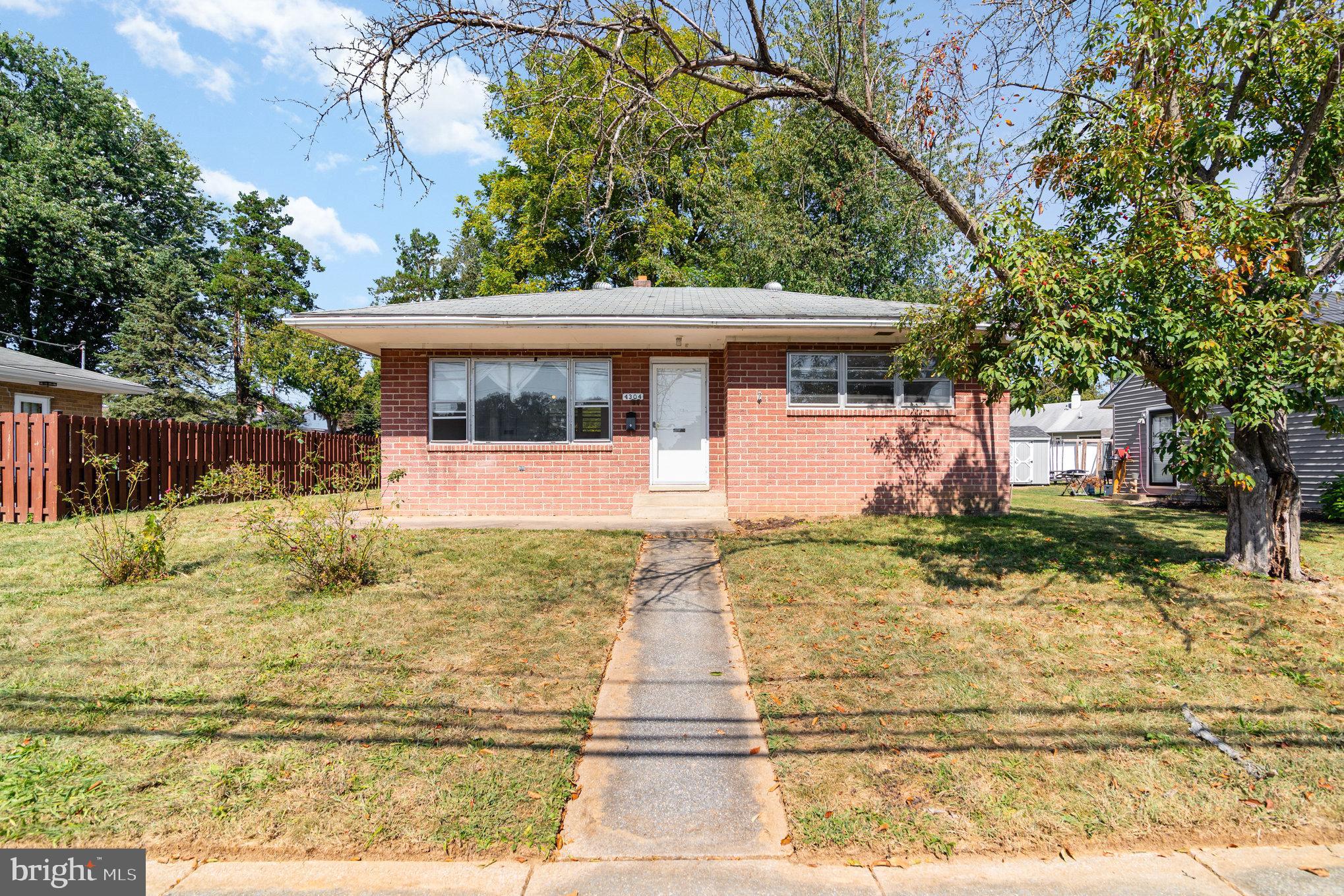 This charming solid brick ranch offers an open, light-filled floor plan with newer LVP flooring and fresh paint throughout. Enjoy the convenience of gas heat and all appliances remaining, making this home truly move-in ready. The full basement provides plenty of space for storage or future expansion, while the large backyard and additional shed offer room for outdoor activities, gardening, or hobbies. Located on a level lot within walking distance to schools, this property presents a fantastic opportunity to achieve the dream of homeownership or investors seeking a home with great potential in a prime location!