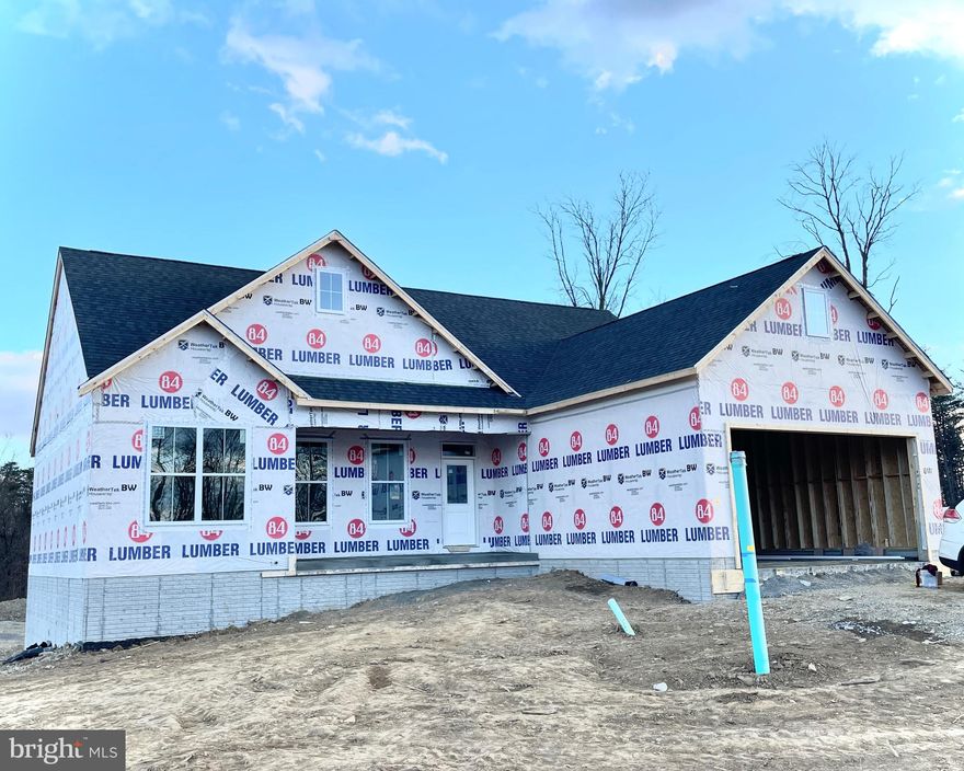 Framing has begun!  $12,900 toward buyers closing costs.  Close on your new house in February,  One of our most sought-after single-level home designs is now under construction in Nadenbousch Pines, and this one includes a desirable unfinished basement plus an impressive list of upgraded features.

Step inside to a bright, open living area with cathedral ceilings, oversized windows, and a sunroom that fills the home with natural light and opens to a generously sized deck—perfect for relaxing or entertaining. The spacious primary suite offers a tray ceiling, large walk-in closet, and a well-appointed en-suite bath. Two additional bedrooms feature upgraded ceiling heights and share a stylish hall bath. An attached 2-car garage and concrete driveway provide plenty of convenient parking.

Quality finishes come standard, including LVP flooring in the main living spaces, quartz countertops, soft-close cabinetry, and stainless steel appliances. Every home includes a 1-year builder warranty, 10-year structural warranty, and manufacturer warranties on HVAC and appliances—giving you peace of mind and protecting you from costly repairs. Buy new construction and minimize the surprises!

Located on Lot 59, the last lot on the right at the end of Sanibel Way. Floor plan and lot map are available in the listing photos. Reach out with any questions or contact your agent. There’s still time to choose flooring, exterior colors, and optional upgrades!