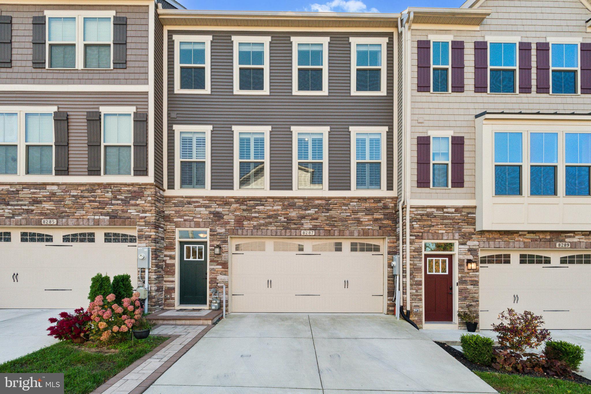 Available for immediate occupancy! This beautiful and spacious Millersville townhome backs to a quiet wooded area and features 4 bedrooms, 4 bathrooms (3 full, 1 half), a fenced backyard, and two-car garage with Tesla charger (adapter available for other EV brands!). The open-concept main level is home to a spacious living room, powder room, the impressive kitchen with an incredible oversized island & gas stove, a large pantry, and an adorable bonus nook that can function as an office/homework area or coffee bar! Upstairs you'll find the master bedroom (w/large walk-in closet, en-suite bath w/extended dual vanity & double shower!) along with two spacious bedrooms, a full bathroom with tub/shower combo, and laundry room (brand new washer & dryer included!). The lower level offers a 3rd full bathroom w/walk-in shower and an incredibly spacious 4th bedroom (w/walk-out access to the fenced backyard) - this space is perfect for another bedroom/guest room, home gym, office, and/or rec room! Tenants are sure to enjoy comfortable, worry-free renting with many new/upgraded appliances, an amazing tankless hot water heater, professional property management in case of emergency, and access to unparalleled amenities! Pondview’s amenities include a community swimming pool, fitness center, community dog park, fishing pond, playground, a one-of-a-kind sledding hill, and more! 8287 Kippis Rd is tucked away in a quiet neighborhood yet located conveniently near commuter routes for easy access to Fort Meade, BWI, Severna Park, Pasadena, Annapolis, DC, and Baltimore and just minutes away from many favorite restaurants, shopping centers, and grocery stores!
Two-year lease preferred. Dogs considered on a case-by-case basis. Application, credit, and background check required for all occupants over the age of 18, minimum requirements apply.