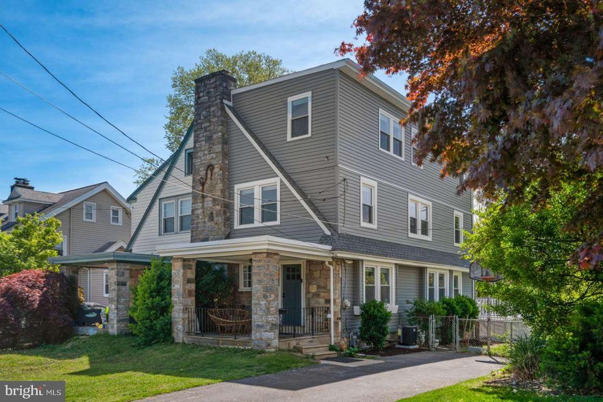 Your opportunity to home a beautiful and spacious "Havertown home" on a quiet picturesque street！ Over 2000 sqf with 4 bedrooms and 3 bathrooms located in Oakmont neighborhood, one of Haverford Township's most desired locations. This home just underwent a fully renovation and a new addition to rebuild and expand the third floor in 2023. This home is a truly 3 story house, with each floor has the same area around 700 sqf. The new construction 3rd floor was designed to be a stunning master suite, with a wet bar, walking closet and a big bathroom with a Whirlpool Bathtub. The home has new roofing, gutters, downspouts (2023), beautiful new siding (2023), all windows and capping (2023), HVAC system (2023), a private driveway to fit 2 cars. Stepping up to the property, you can envision yourself sipping the morning coffee, swaying in the rocking chair, and enjoying the lovely views from your front porch! It is so peaceful. Enter the home and you will appreciate all the character and modern day charm it instantly offers. Step inside you will notice the natural lights pours into the space living room, with a wood burning fireplace, you can curling up on your couch and reading a good book, listening the crackling sounds from the fireplace. Walk into the formal dining room, you will find the large windows that you can sit in your dining tables and enjoy the views. Adjacent the dining room is the open kitchen, equipped with new steel appliances and granite counter top. The large island can be your breakfast bar. The large window above your kitchen sink bring you a tons of nature light and you can enjoy the view from the grass backyard and the new built deck while preparing food in the kitchen for your family. Walk out from the kitchen you will find a bathroom in the back, perfect for guest. There is also a back door open the the spacious deck. From the deck you can overlook your backyard, great for outdoor entertainment. From the kitchen, there is a door opens to the finished basement.With tile floor and abundant recess lights, you may use it as your work studio or maybe a play room. From the living room walk up to the second floor, your will find 3 spacious bedrooms and a hall bathroom. The door on the second hallway opens to the 4th bedroom—3rd floor, the whole story is your master bedroom. The home is conveniently located in the heart of Haverford Township just blocks to Haverford High and Middle School, Oakmont shopping district, popular bars and restaurants on Darby and Eagle Roads, the shops and restaurants on Brookline Blvd., the Haverford Library, the Skatium and the YMCA. Easy access to routes 1, 3, 30, 476 and 95. Short walk to Bus Rt. 100 Trolley and aprox. 2 miles from R5 Amtrak.