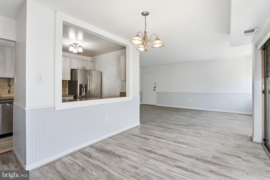 Welcome to this beautifully updated 2-bedroom, 1-bath condo, thoughtfully renovated throughout for modern comfort and style. The spacious primary bedroom features a huge custom walk-in closet, while the second bedroom offers its own custom-built closet, providing exceptional storage in both spaces.

The custom kitchen stands out with sleek finishes, ample counter space, and an impressively large custom pantry and custom refaced cabinets with pull-out shelves—perfect for anyone who enjoys cooking or simply staying organized. Stylish sliding barn doors add character and functionality, and the entire unit has been freshly painted, making it move-in ready.

Step outside to a private balcony overlooking peaceful greenery and the parking area—a great place to unwind. Parking is incredibly easy and convenient, located just a few steps from your door.

Commuters will love the location: only about 150 yards to the Metro, and just five stops to reach the main Metro station, offering quick access to the city and beyond.

Even better, the condo fee includes all utilities, providing both value and convenience.

This is the perfect blend of comfort, style, and unbeatable location—your ideal new home awaits!