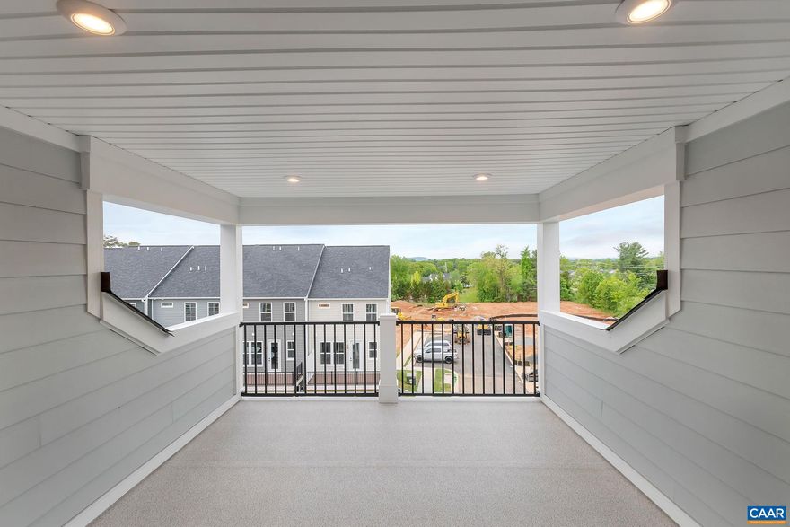 Now Selling December 2023 Deliveries!  END UNIT! Enjoy gorgeous VIEWS from your 4th Level COVERED ROOFTOP TERRACE. Welcome to the Grove at Brookhill, a quiet NEW neighborhood nestled in the woods with all the conveniences of Route 29 North in Charlottesville. The Holly townhome is an effortlessly open plan with a spacious galley kitchen and INCLUDED maintenance-free DECK - perfect for an evening of entertaining friends and family. The ATTACHED 1-CAR GARAGE provides easy parking/storage.  Use the 1st FLOOR REC ROOM or 4th FLOOR LOFT/BONUS ROOM as an alternative home office, hobby, or exercise room. Unleash your originality as you work one-on-one with our designer to create spaces that works best for your aesthetic and budget - YOU control the final price. The Grove at Brookhill will offer parks, walking trails, mountain views, shopping, dining, tennis courts, gyms, and more. Reserve your favorite homesite today! Similar photos.,Granite Counter,Maple Cabinets,Painted Cabinets,White Cabinets