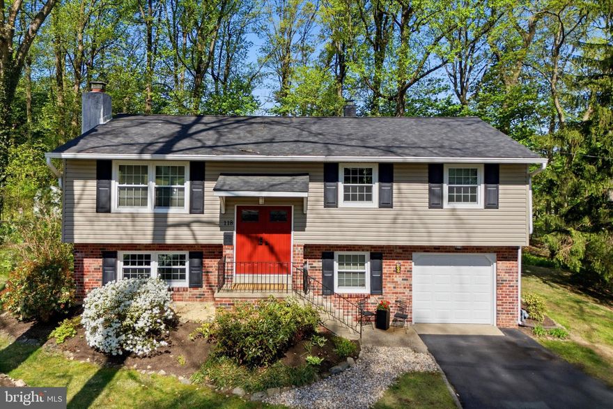 Welcome to 118 Clarrige Drive in Upper Dublin School District. This thoughtfully updated bi-level offers the perfect blend of location, comfort, and natural serenity. Located just steps from Thomas Fitzwater Elementary School and Sunny Willow Swim Club, and a short walk to Twining Valley Park and Dog Park, this home puts everything you love about community living right at your doorstep. Inside, a versatile bi-level layout offers two distinct living spaces — a bright upper living room and a cozy lower-level family room complete with a gas fireplace and sliders opening to a private patio. On the downstairs level is a freshly updated powder room (2025) and an additional flex space—perfect for a home office or 4th bedroom! Out back, enjoy a serene, private yard with no rear neighbors—just a natural tree line that creates a peaceful buffer year-round. Inside, three well-appointed bedrooms provide comfortable retreats and large closets offer plenty of storage. Major updates include a new roof with transferable warranty and new siding (2020), fully renovated kitchen (2021) and two updated full bathrooms (2019 & 2021). A freshly sealcoated driveway welcomes you home and refreshed landscaping adds tons of curb appeal to this meticulously kept home. To give the new owners peace of mind, this property is being offered with an America's Preferred Home Warranty. Turnkey, timeless, and truly move-in ready. Don't miss your opportunity to call 118 Clarrige Drive home.