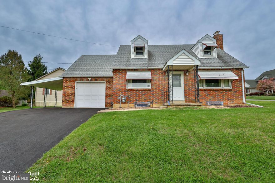 Location, Location, Location! Charming South Whitehall Cape Cod! Corner Lot and Extra Parking! Parkland School District! Clear Sewer Lateral Inspection! Inside, a spacious living room anchored by a brick fireplace and a large picture window creates a warm, comfortable focal point and flows easily to the formal dining room. The adjacent family room features access to the large kitchen which retains original-era cabinetry and offers abundant storage and workspace—ideal for everyday cooking or entertaining. A convenient first-level powder room adds practicality. A bright sunroom off the rear of the home expands the living area and offers flexible use as a casual sitting room, breakfast nook, or home office. Upstairs are two well-proportioned bedrooms with hardwood floors and ample closet space, plus a full second-floor bathroom with shower. The home also includes generous attic storage for seasonal items. The finished basement provides additional living space—a second family room—and a dedicated laundry and storage area, increasing the home’s usable square footage. Exterior features include a one-car garage, carport, and extra driveway parking. This home blends traditional Cape Cod character with functional updates and versatile spaces, making it a comfortable, move-in-ready option in South Whitehall. Central Air, Gas Heat and New Roof Installed 2017! Great location for a neighborhood walk, run or to meet the neighbors! Minutes from 309, 78, 22 and the turnpike!