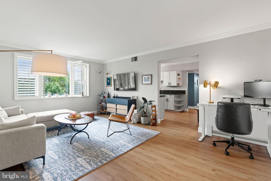 Stunning Top-Floor 1 Bed Condo with Breathtaking Views in Ballston Arlington!

Welcome to your urban oasis in the heart of Ballston, Arlington! This exquisite 1-bedroom condo offers the perfect blend of contemporary style and convenience, boasting a prime top-floor location with unparalleled views of the neighborhood and beyond.

Upon entering, you'll be greeted by the newly installed flooring throughout. The living area is bathed in natural light pouring in through large windows, and more space than you can find at any similarly priced unit.

The well-appointed kitchen comes complete with stainless steel appliances, ample cabinet space, and sleek countertops, making meal preparation an absolute delight. Along with plenty of storage in the cabinets, there is a generously sized pantry/closet as well. The spacious primary bedroom is located on the corner of the building, offering views from two sides and enough space for a king sized bed and more.

In the rear of the building you will find a private detached garage which is great for secure covered parking and/or storage!

Beyond your doorstep, you'll discover the vibrant Ballston neighborhood with its abundance of dining, shopping, and entertainment options. Commuting is a breeze with easy access to public transportation, and major roadways ensure a smooth journey to anywhere in the city.

Recent updates include: HVAC-2020, Washer/Dryer-2021, Refrigerator-2021, Dishwasher-2021, Flooring-2022, Bath fixtures + Shower and Tub-2023, and many more small upgrades throughout the past 3 years. This unit is the definition of “Move-in Ready”