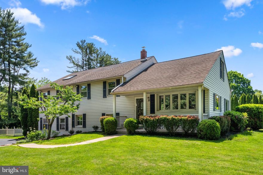 Welcome to 1434 Sugartown Road, a fantastic opportunity to own a solidly-built FIVE-bedroom, FOUR FULL bathroom home set on a level lot in the heart of the top-ranked Tredyffrin-Easttown School District. This sprawling residence offers exceptional living spaces both inside and out, along with an incredibly deep oversized two++ -car garage. The main level features an open-concept living and dining area with sliding glass doors leading to the recently painted rear deck. The heart of the home is the fabulous kitchen, complete with high-end cabinetry, stainless steel appliances,  granite countertops, nice tile backsplashes and a granite breakfast bar that opens seamlessly to the dining area and outdoor entertaining spaces. The expansive deck overlooks the meticulously maintained rear grounds and serves as the perfect setting for relaxing, grilling, outdoor dining, and entertaining. The second floor is home to an incredible owner’s suite featuring a walk-in closet with custom shelving and storage space, a vaulted ceiling, two skylights, a gas fireplace and private deck access overlooking the rear yard. A beautifully appointed owner’s bath offers a seamless glass shower surround and jetted soaking tub. The suite is remarkably spacious and offers tremendous flexibility for a sitting area, home office, or additional lounge space. This room truly must be seen to be appreciated. Two nicely sized additional bedrooms are serviced by a tiled hall bath. The upper level is home to a private fourth bedroom or home office with its own ensuite bathroom, creating an ideal guest suite or quiet workspace. The lower level features a beautifully tiled family room with a kitchenette and a doorway to the rear yard. A flexible fifth bedroom is serviced by a full bathroom. This level is home to an additional bonus room offering endless possibilities such as a gaming room, playroom, home gym, business center, homework area, or media space. The outdoor area is truly special. Mature landscaping and thoughtfully planted greenery create a tremendous sense of privacy throughout the rear level yard. For years the owner maintained a nice vegetable garden off the garage. Depending on vehicle size, the massive garage can accommodate anywhere from two to four cars. Hardwood floors, quality tile work, recessed lighting, ceiling fans, tremendous closet and  storage space, four finished living levels, and an exceptionally flexible floor plan all come together to create a very special place to call home. Ideally located in the heart of Berwyn, close to the trains, shops, and restaurants of the Main Line, and within the highly sought-after Tredyffrin-Easttown School District, this is the one you have been hoping would come onto the market. Welcome home!