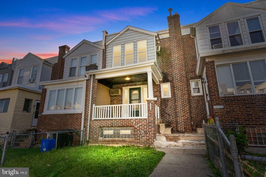 PARKING PARKING PARKING! This home is perfect for a first time home buyer or savvy investor to do some TLC work and keep as a rental property for their portfolio. Welcome to the updated 3 bedroom 1.5 bath row home. The home features hardwood floors and is freshly painted through-out. The main level offers a large living room, dining room with ceiling fan, and breakfast bar with decorative lighting with oak cabinets, stainless appliances, refrigerator, microwave, 4 burner gas range, dishwasher, ceramic tile floor and backsplash. The lower level of the home features plenty of room for storage, laundry area, exit to rear. Garage access from the back of the house. The upper level of the home features a primary bedroom with closets. There are 2 other bedrooms all with large closets and tons of lighting. Ceramic tile hall bath, ceramic tile floor. A mile away from the iconic Philadelphia Insectarium and Butterfly Pavilion and the top-rated bbq restaurant, Sweet Lucy's Smokehouse! Schedule your showing before this gem is gone!