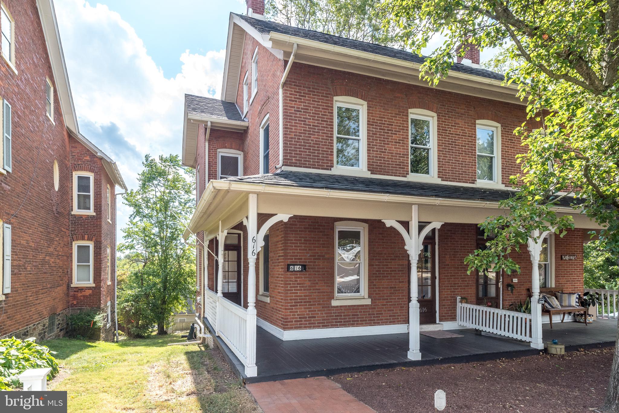 Charming 3-Bedroom Twin in the Heart of Perkasie Borough
Welcome to 616 W Walnut Street, a delightful twin condo located in the vibrant community of Perkasie Borough. This well-maintained home blends character with modern convenience, offering hardwood floors, and beautiful living spaces.
The main level features a bright and inviting living room that flows into a charming dining area and kitchen, creating a warm space for everyday living and entertaining. Upstairs, you’ll find two comfortable bedrooms on the 2nd floor, complemented by a full bath. A finished third-floor Bedroom and bonus room provides the perfect retreat for a home office, playroom, or guest space.
The walk-out basement offers additional storage and potential for a workshop, gym, or hobby area. Relax on the front porch, ideal for relaxing or enjoying time with friends and family people watching in the heart of Perkasie. This home is within walking distance of local shops, dining, parks, and community events, giving you the perfect blend of small-town charm and convenience.
Don’t miss this opportunity to own a charming home in one of Bucks County’s most desirable small towns!