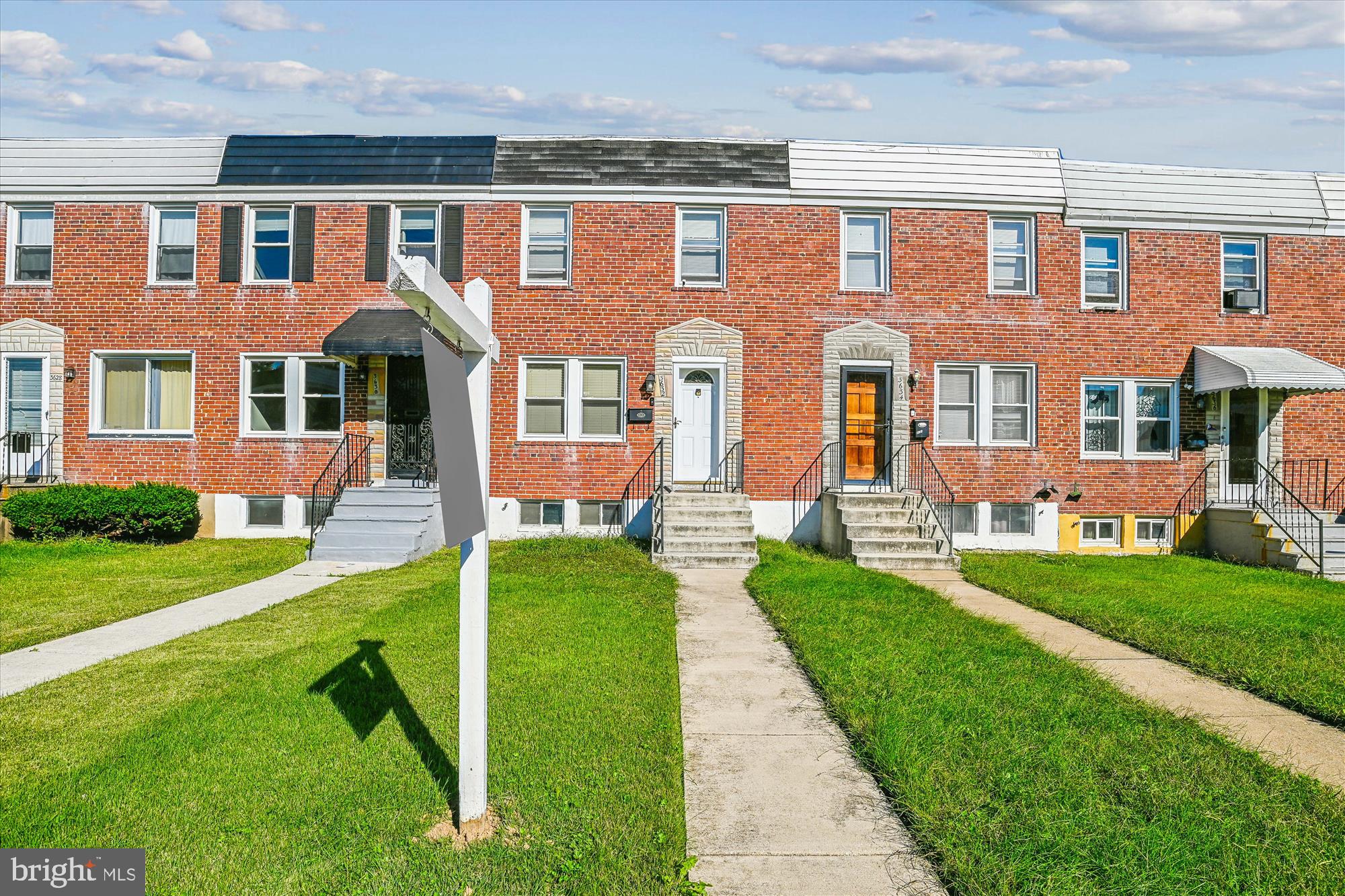 Welcome to this delightful 2 bedroom, 1.5 bathroom rowhome located in a quiet and peaceful neighborhood, just steps away from the beautiful Herring Run Park. This home offers a blend of comfort, convenience, and charm, perfect for city living.
Key Features:
New Roof completed in 2022! 20 year warranty provided.
Bedrooms: 2 spacious bedrooms
Bathrooms: 1.5 bath, including a half bath for guests in the finished basement
Living Space: Inviting living area with a combination of hardwood and carpet flooring, perfect for relaxation and entertaining
Finished Basement: Fully finished basement, ideal for an extra living space, home office, or recreation room
Backyard: Large fenced-in backyard offering a great space for outdoor activities, gardening, or entertaining
Proximity to Parks: Within walking distance to the scenic Herring Run Park, providing ample opportunities for outdoor recreation, jogging, and picnics
Public Transportation: Convenient access to public transportation, making for a quick and easy commute to downtown Baltimore
Neighborhood: Situated in a quiet neighborhood that combines tranquility with urban convenience
Whether you're a first-time homebuyer or looking for a cozy space in the city, this rowhome has everything you need for comfortable living. Don't miss out on the opportunity to make this charming home yours! *Property sold as-is*
