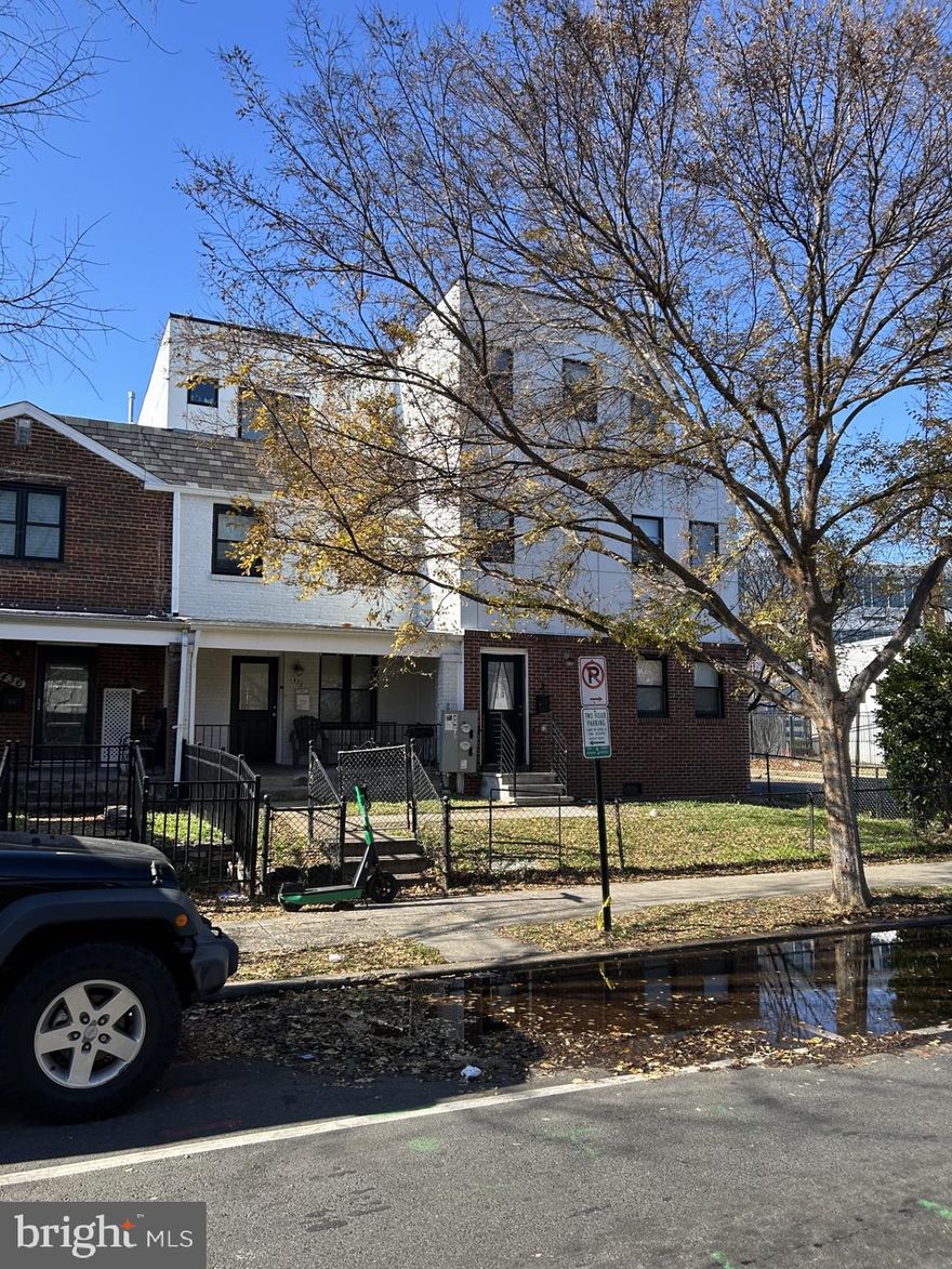 Sellers are motivated so make an offer. Exceptional and separately metered 2-unit property in pristine condition—ideal for investors seeking strong rental income and long-term growth. The building has a townhouse with 5-bedrooms 2 baths and a new construction townhouse with 8 bedrooms and 2 baths. They are fully self-contained, and each unit has its own HVAC and hot water heaters. It is separately metered for electric. Currently 100% leased out to Section 8 tenants for guaranteed income! This is a cash cow! Own a piece of this up-and-coming neighborhood with a ton of construction going on and your investment will only increase in value. TOPA has not been issued. Leases, CofO and P&L available within the study period.