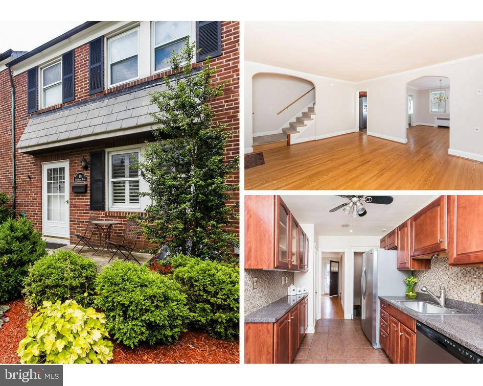 Wonderfully maintained home on one of the best streets in Rodgers Forge! Enjoy professionally landscaped front yard w/ charming porch or relax on the rear Trex deck w/ retractable awning & fenced yard. Wood floors throughout & double-pane windows. Beautiful kitchen w/ cherry cabinets, tiled backsplash & stainless appliances. Finished basement. Plus brand NEW hot water heater! Just move-in & enjoy!